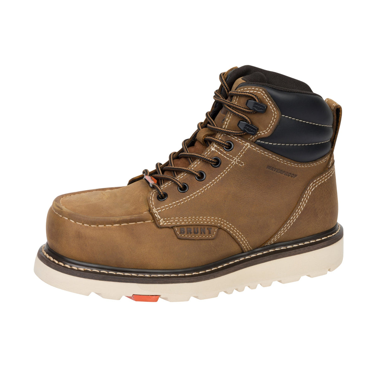 BRUNT Men's The Marin 6" Welted Waterproof Comp Toe Work Boot Work Boots BRUNT