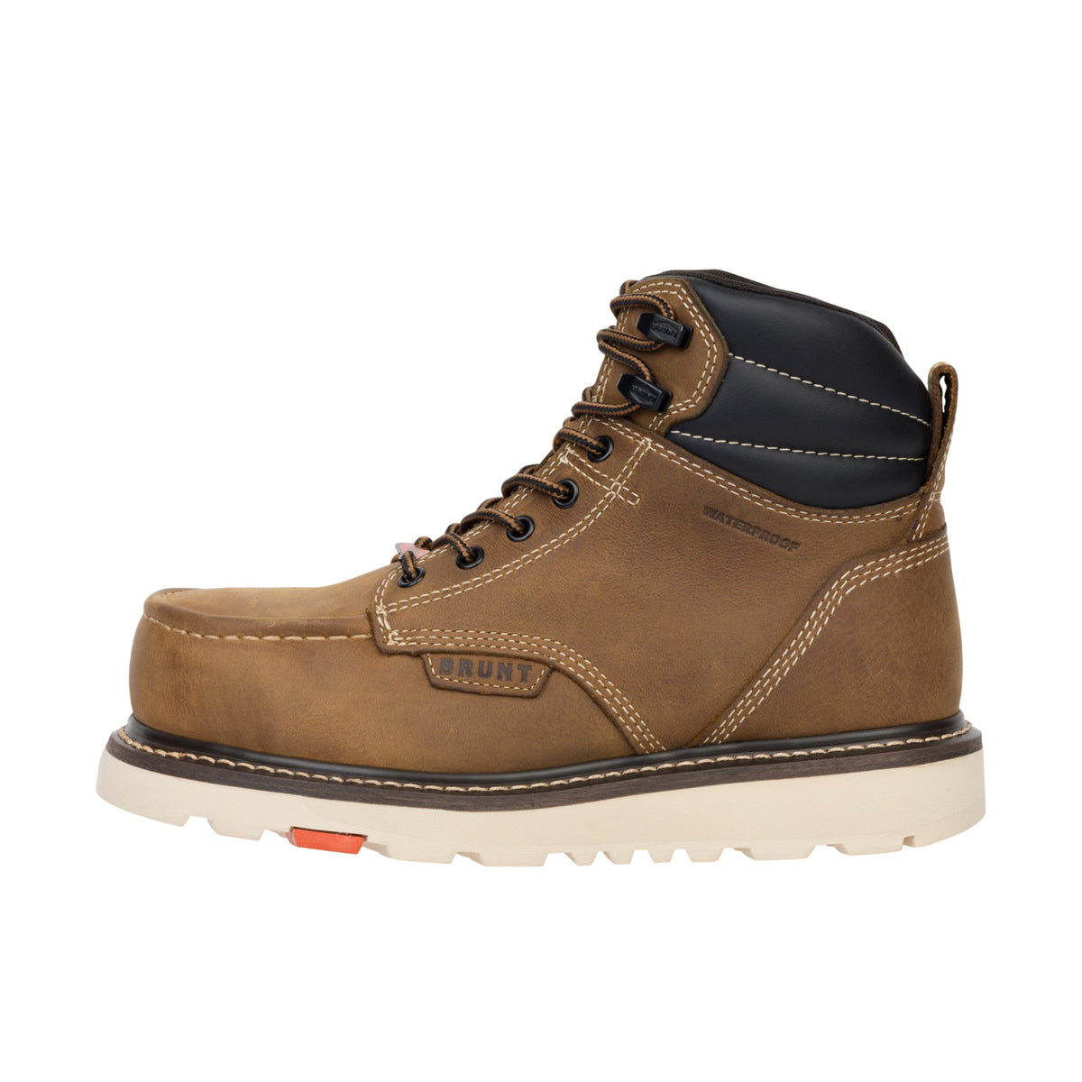 BRUNT Men's The Marin 6" Welted Waterproof Comp Toe Work Boot Work Boots BRUNT