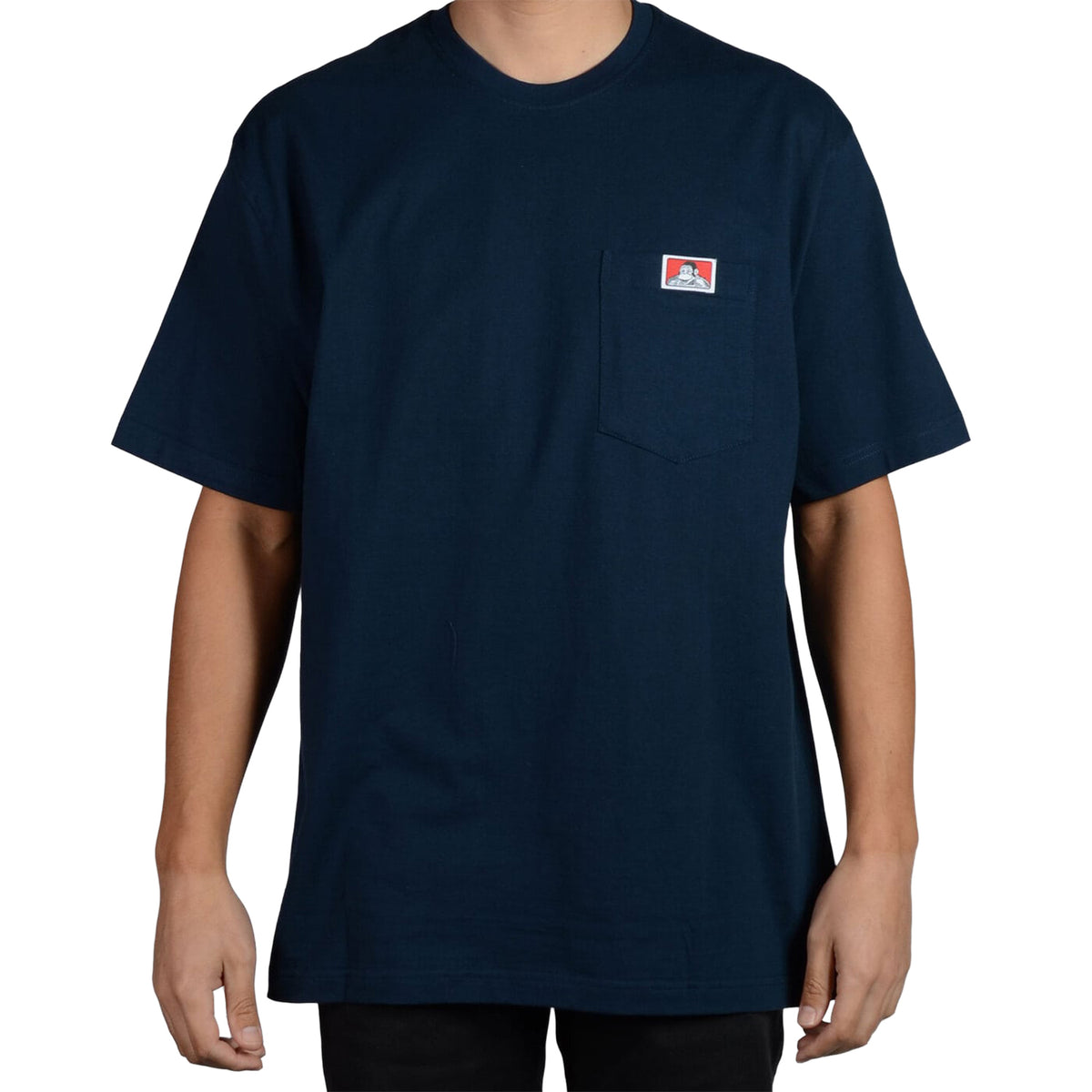 Ben Davis Men's Heavy Duty Short Sleeve Pocket T-Shirt T-Shirts Ben Davis Navy 2XL Reg
