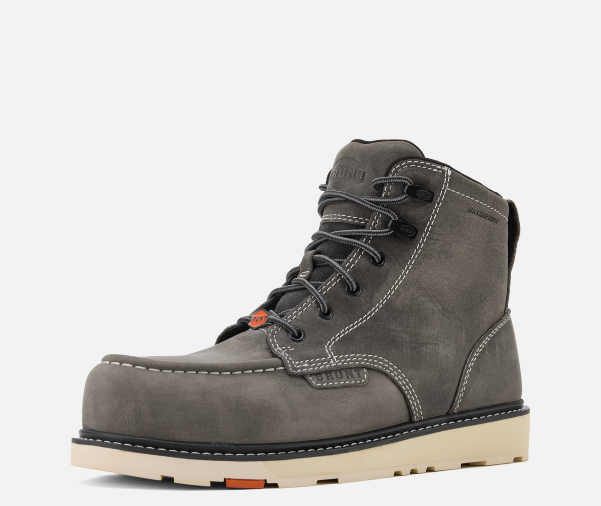 BRUNT Men's Marin 6" Comp Toe Waterproof Work Boot Work Boots BRUNT