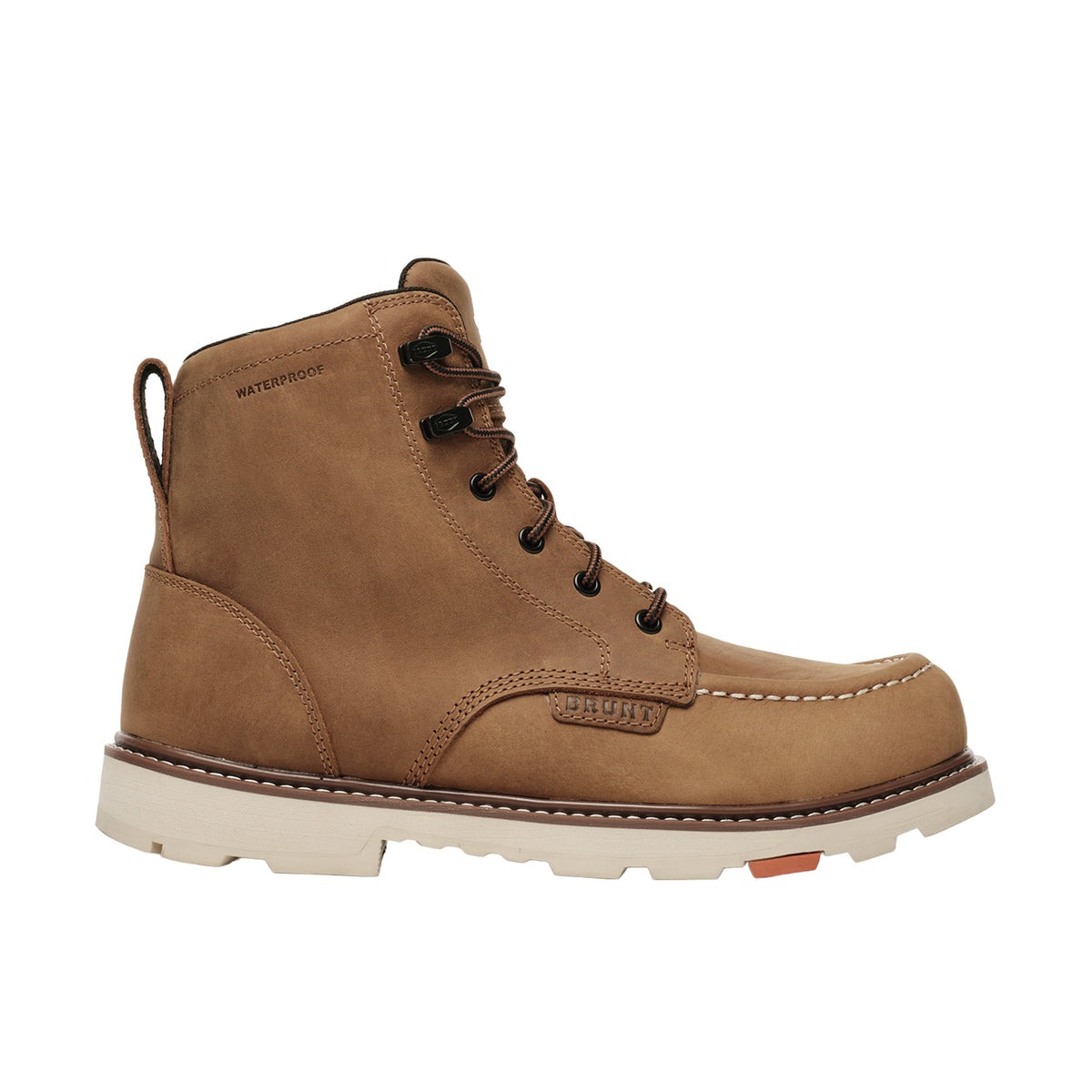 BRUNT Men's The Marin 90° Heel Waterproof Comp Toe Work Boot Work Boots BRUNT