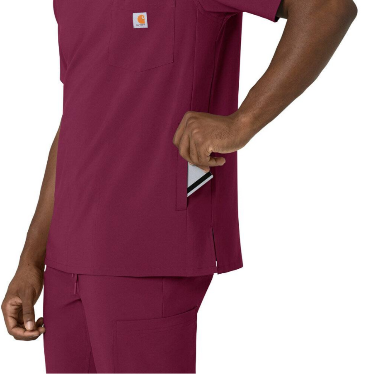 Carhartt Men's Force Cross Flex V-Neck Scrub Top