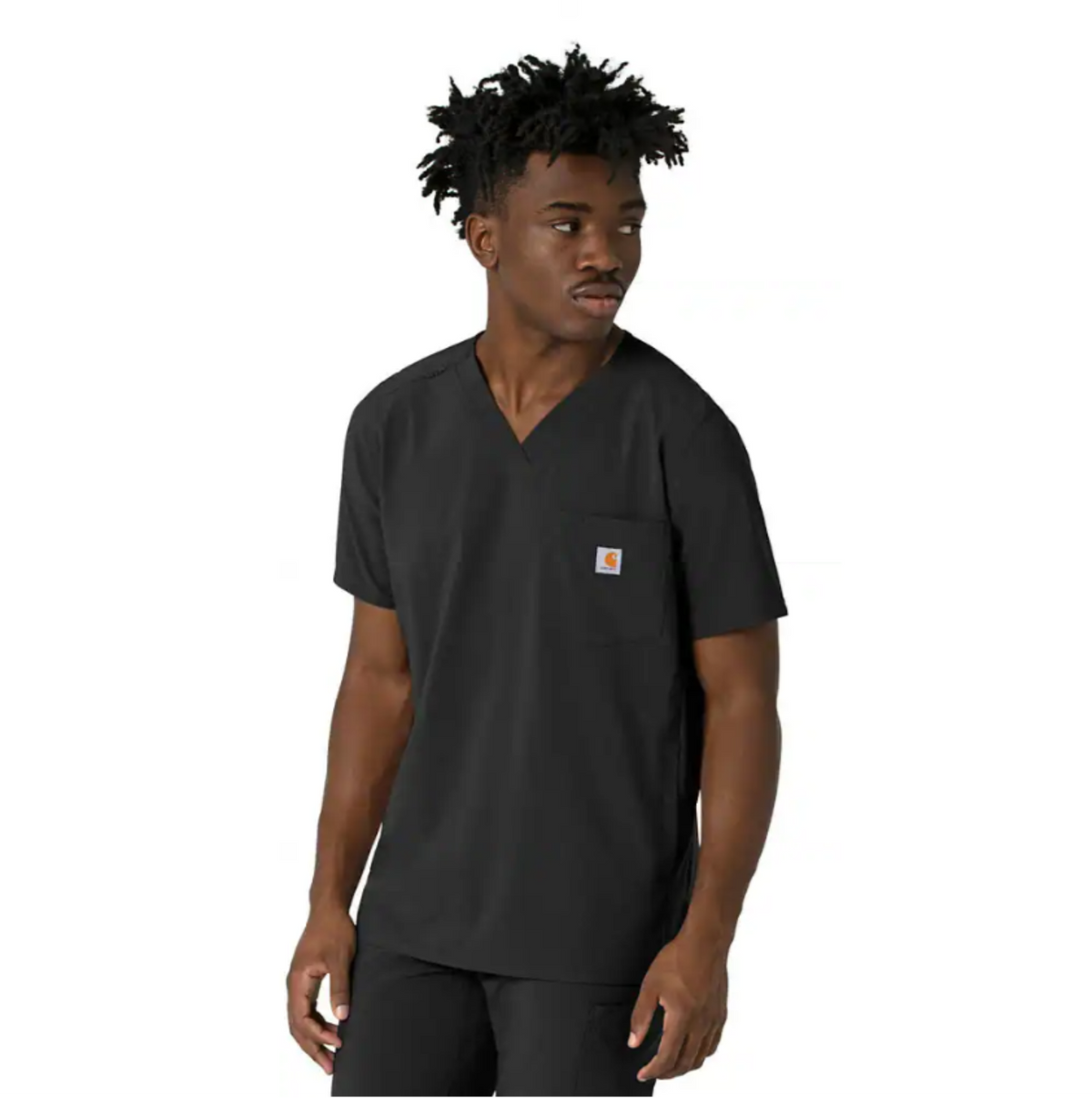 Carhartt Men's Force Cross Flex V-Neck Scrub Top Scrubs Carhartt