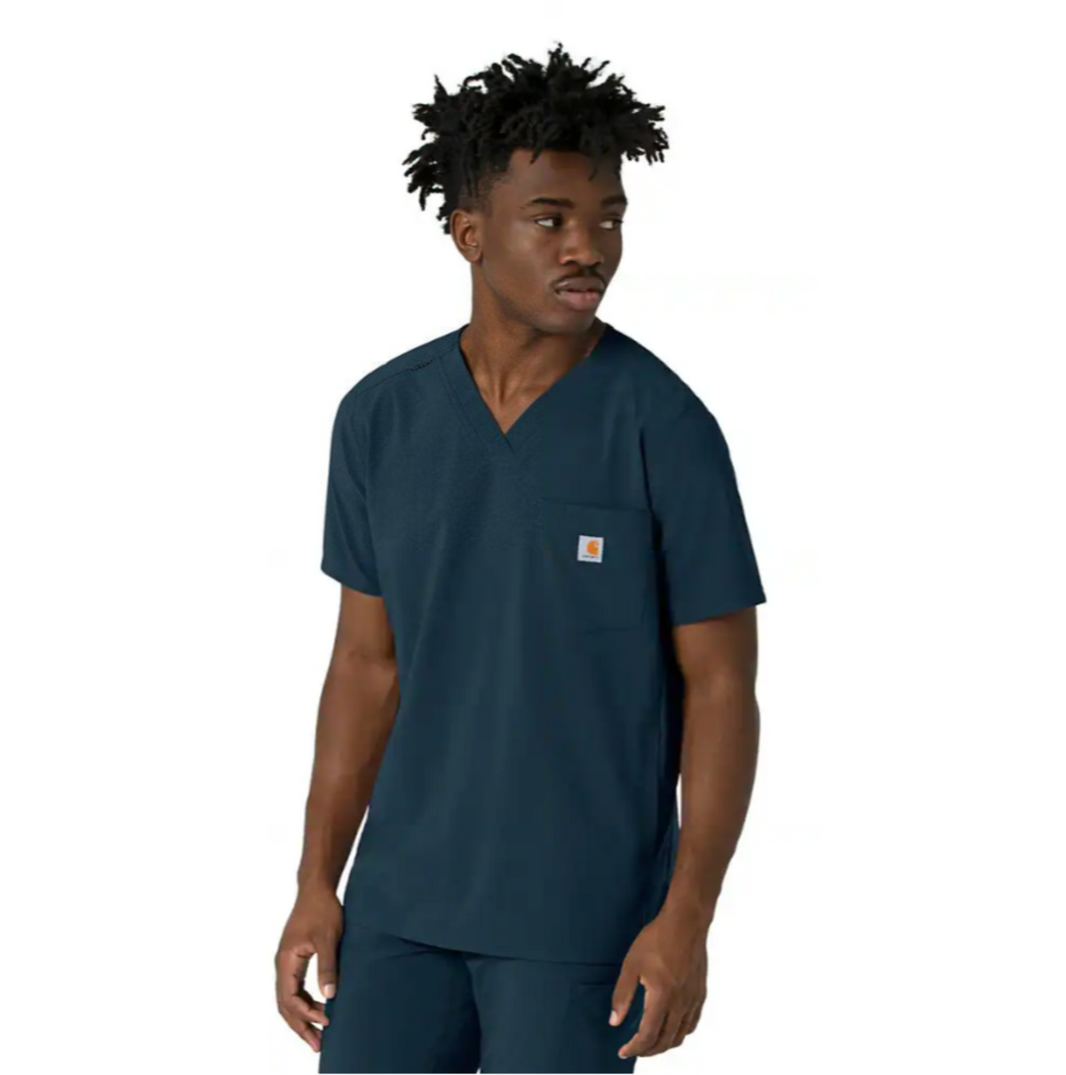 Carhartt Men's Force Cross Flex V-Neck Scrub Top Scrubs Carhartt