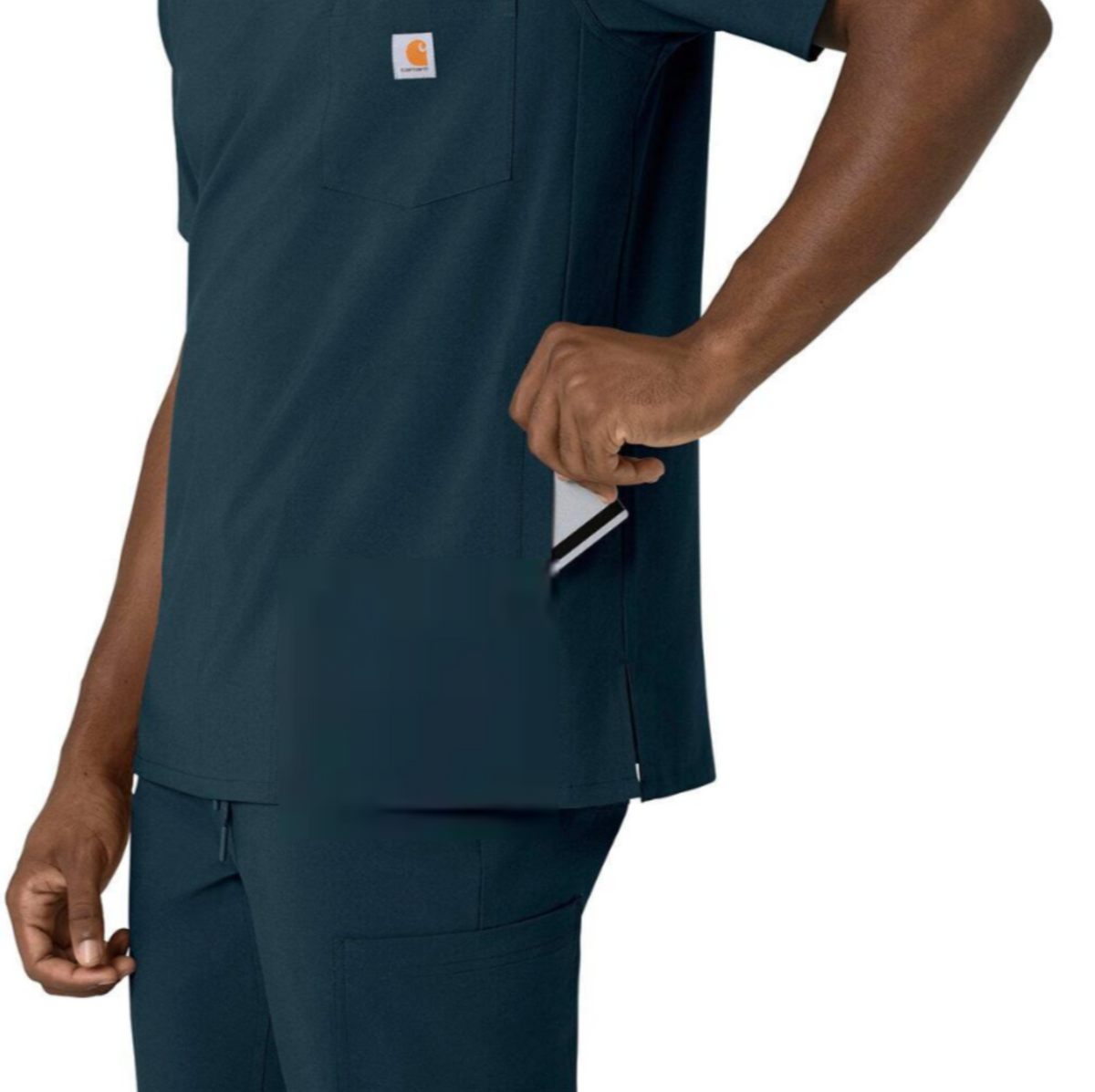 Carhartt Men's Force Cross Flex V-Neck Scrub Top Scrubs Carhartt