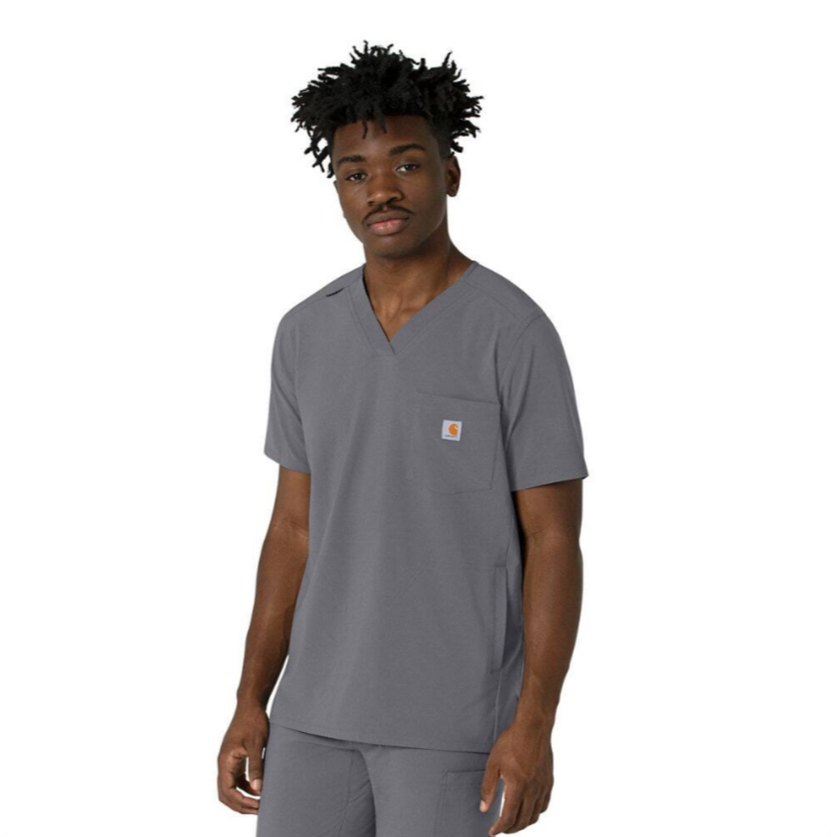 Carhartt Men's Force Cross Flex V-Neck Scrub Top - Work World - Workwear, Work Boots, Safety Gear