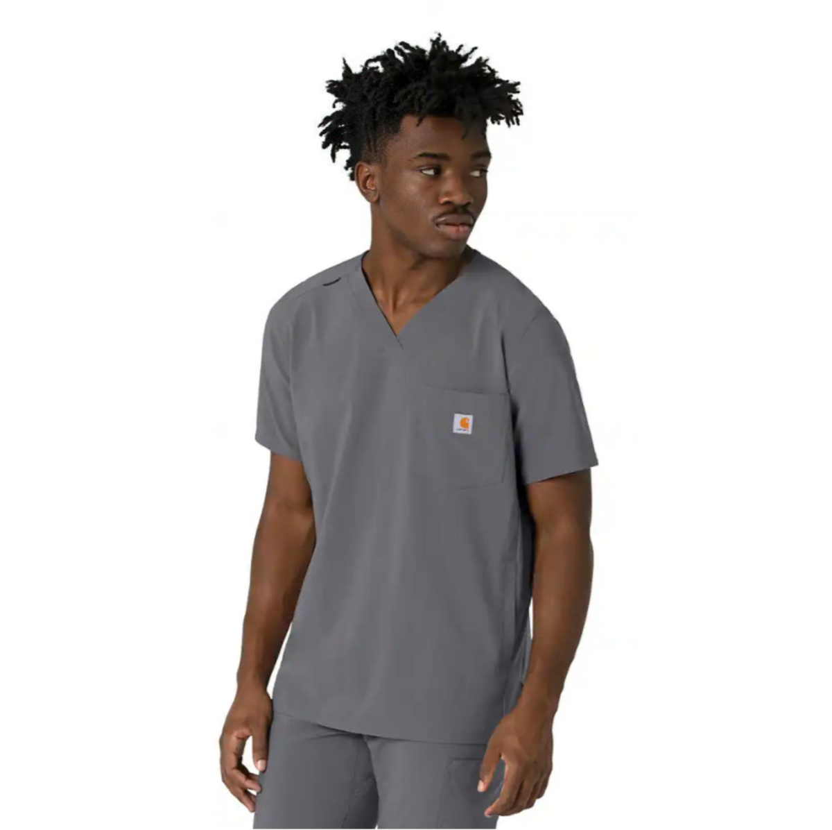 Carhartt Men's Force Cross Flex V-Neck Scrub Top - Work World - Workwear, Work Boots, Safety Gear