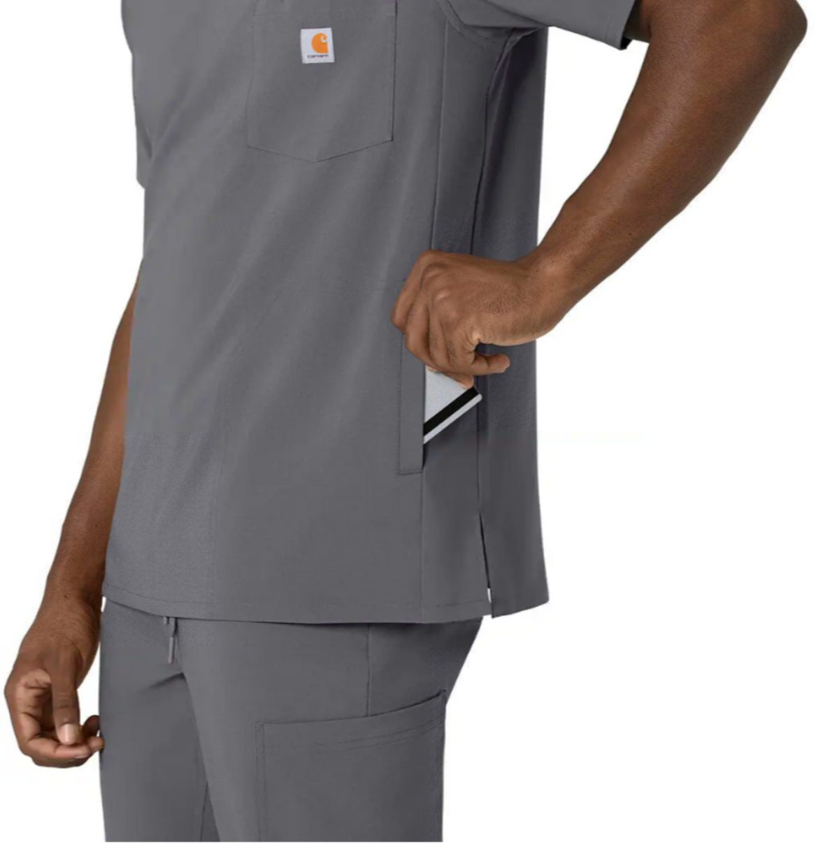 Carhartt Men's Force Cross Flex V-Neck Scrub Top - Work World - Workwear, Work Boots, Safety Gear
