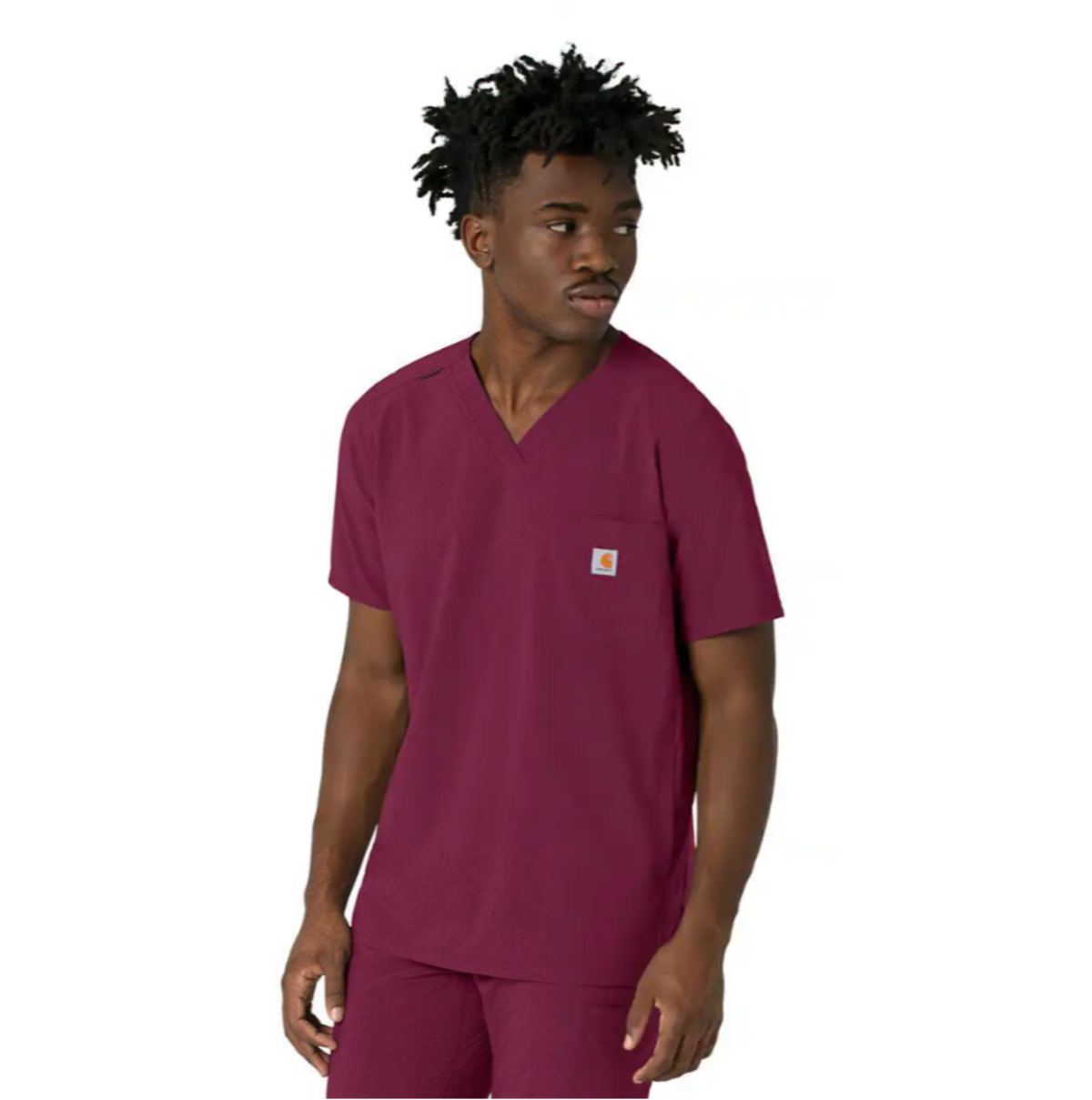 Carhartt Men's Force Cross Flex V-Neck Scrub Top - Work World - Workwear, Work Boots, Safety Gear