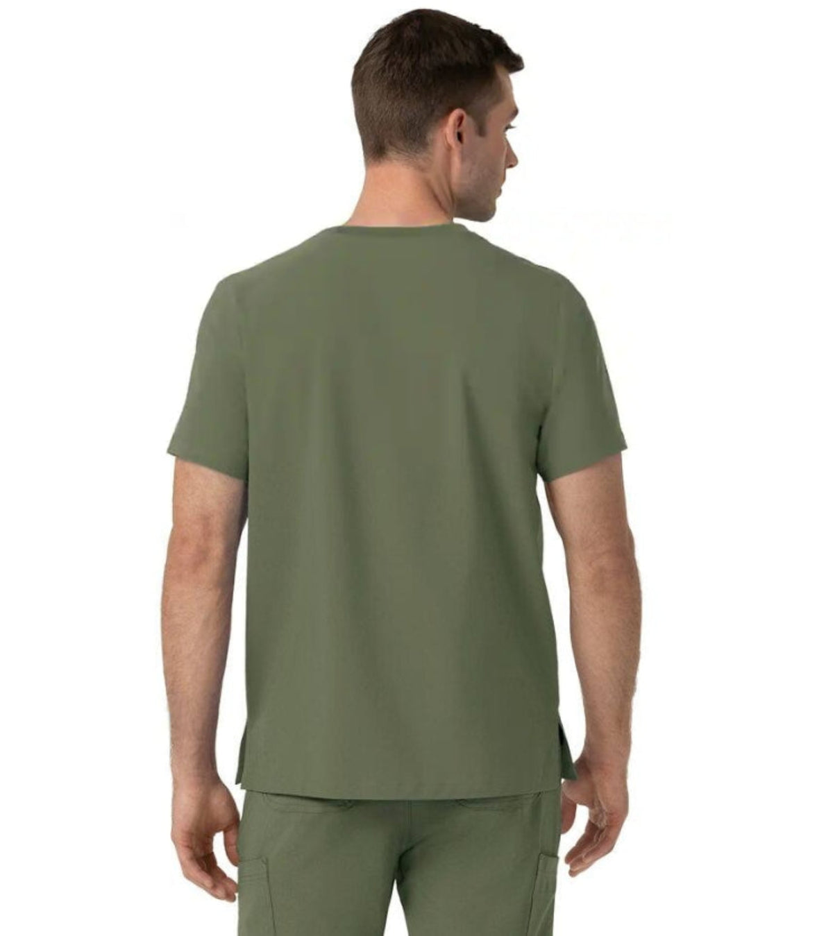 Carhartt Men's Cross Flex Crewneck Pocket Short Sleeve Scrub Top - Work World - Workwear, Work Boots, Safety Gear