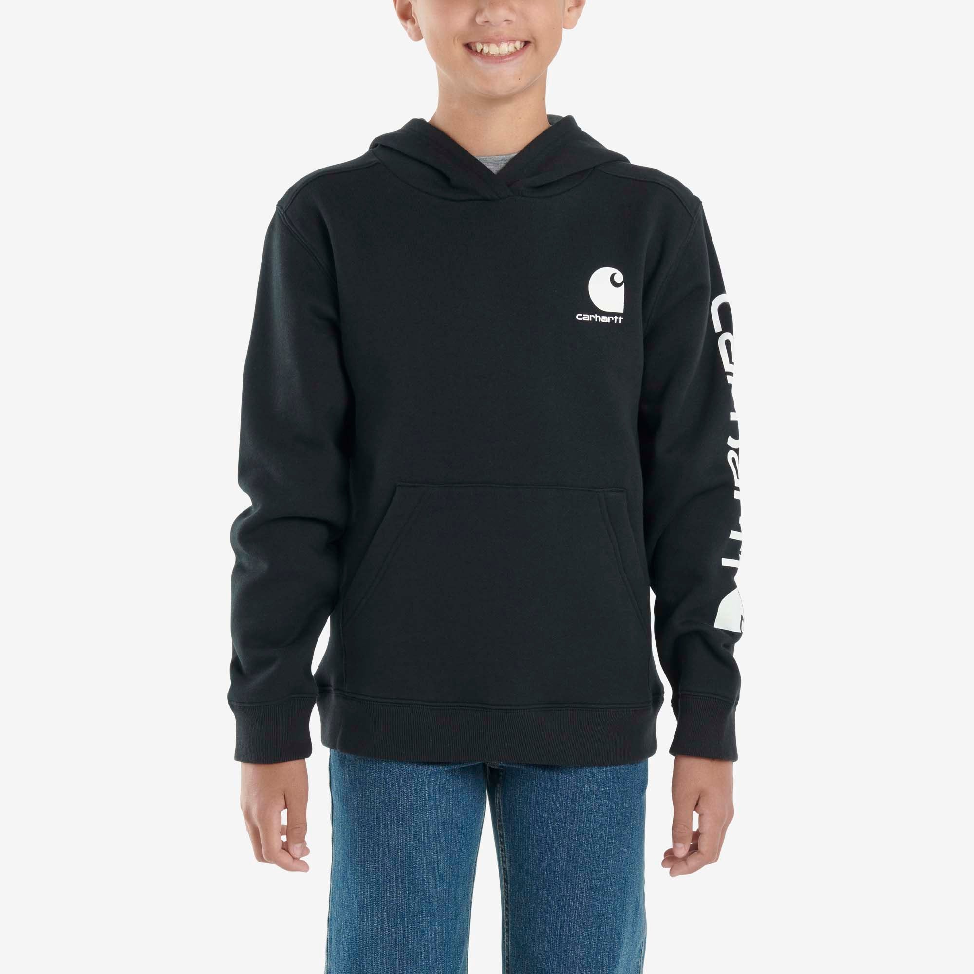 Carhartt Kid's Long Sleeve Graphic Hooded Sweatshirt - Work World - Workwear, Work Boots, Safety Gear