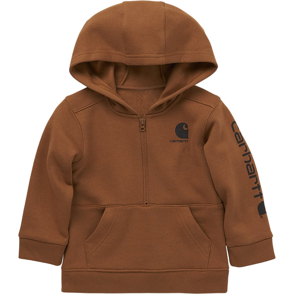 Carhartt Kids' Half Zip Hooded Sweatshirt - Work World