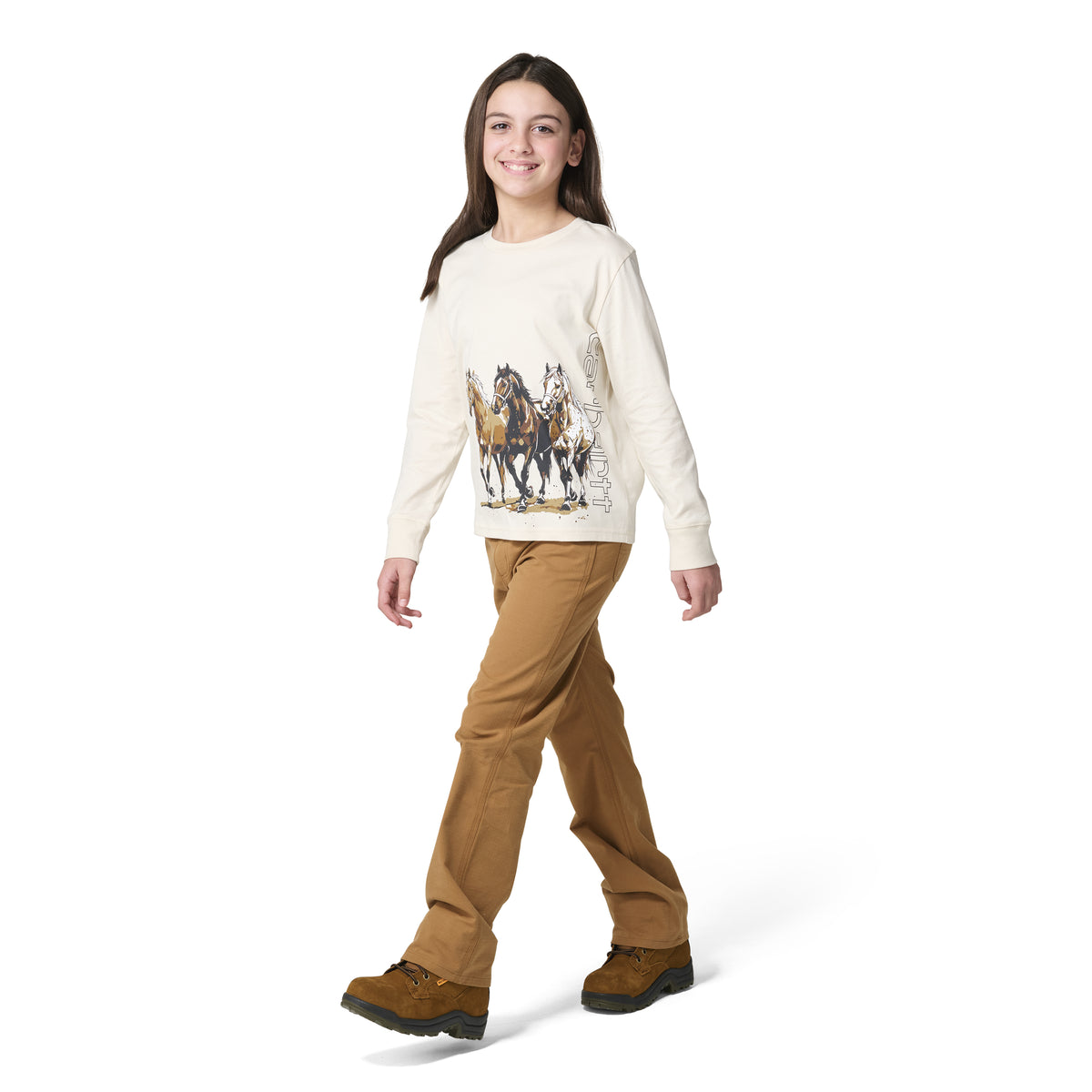 Carhartt Kids' Wild Horses Graphic Long Sleeve T-Shirt