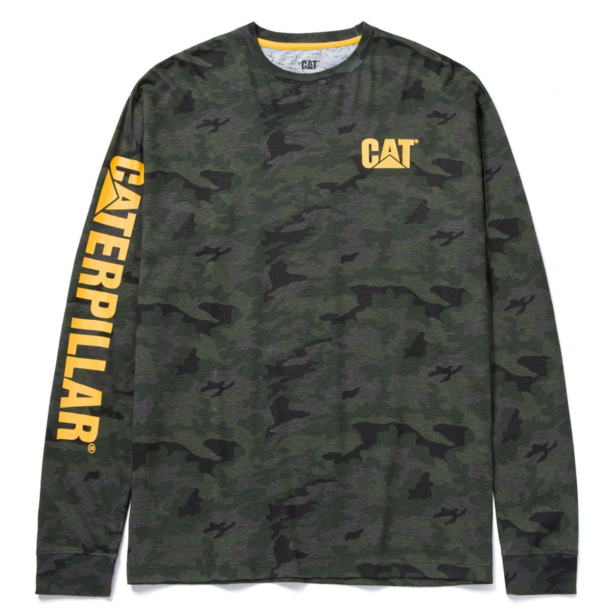CAT Men's Trademark Banner Long Sleeve Tee Long Sleeve T-Shirts CAT