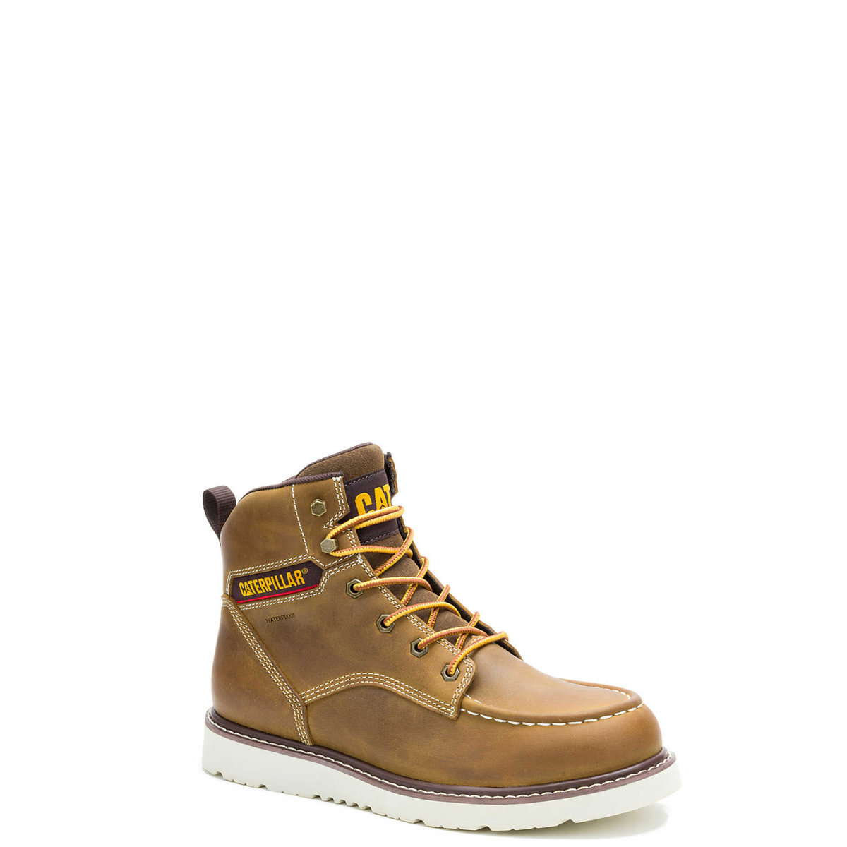 CAT Men's Reclaimer Wedge 6" Waterproof Moc Toe Work Boot - Work World - Workwear, Work Boots, Safety Gear