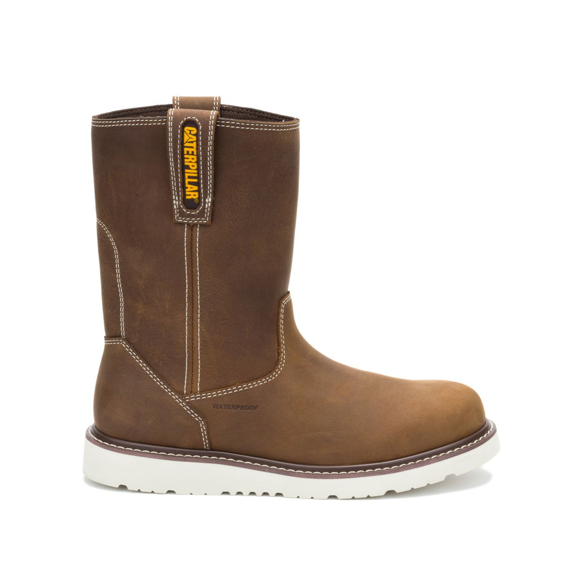 CAT Men's Reclaimer Wedge 10" Waterproof Wellington Boot Work Boots CAT Pyramid 10 M
