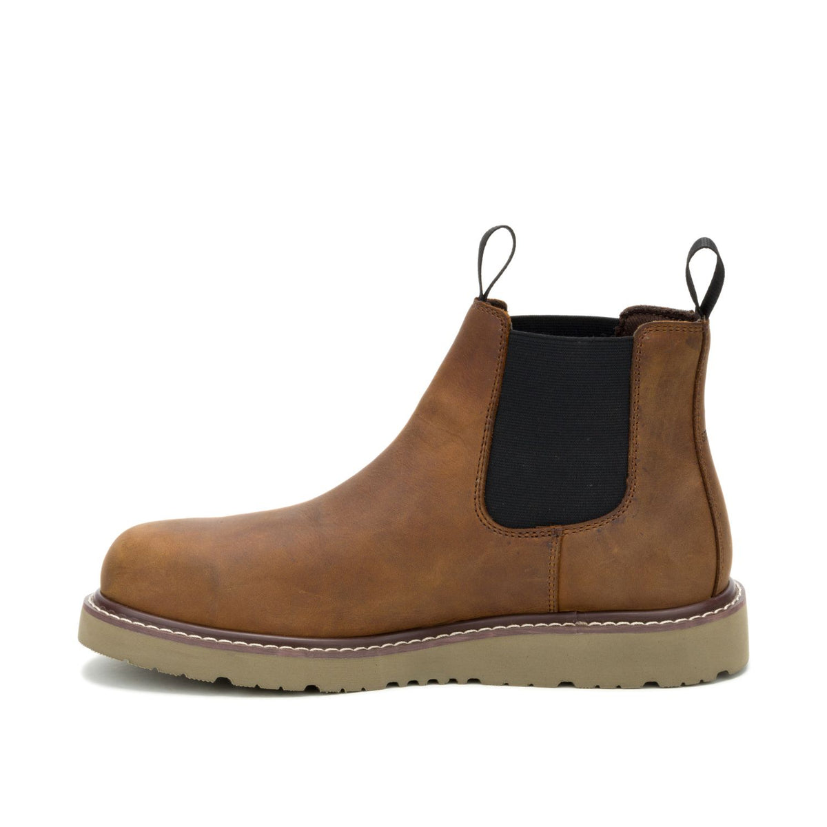 CAT Men's Reclaimer Wedge Chelsea Waterproof Steel Toe Work Boot