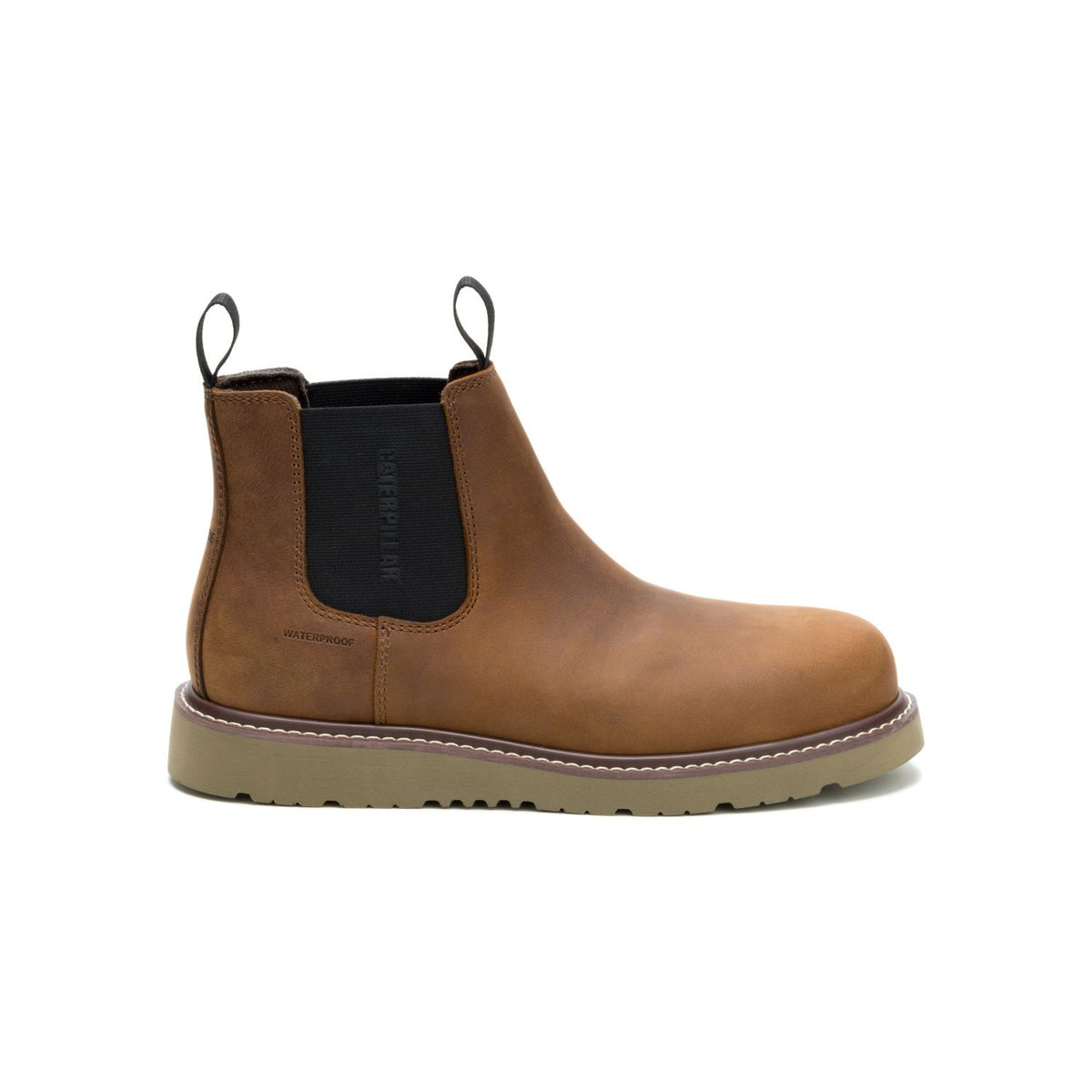 CAT Men's Reclaimer Wedge Chelsea Waterproof Steel Toe Work Boot