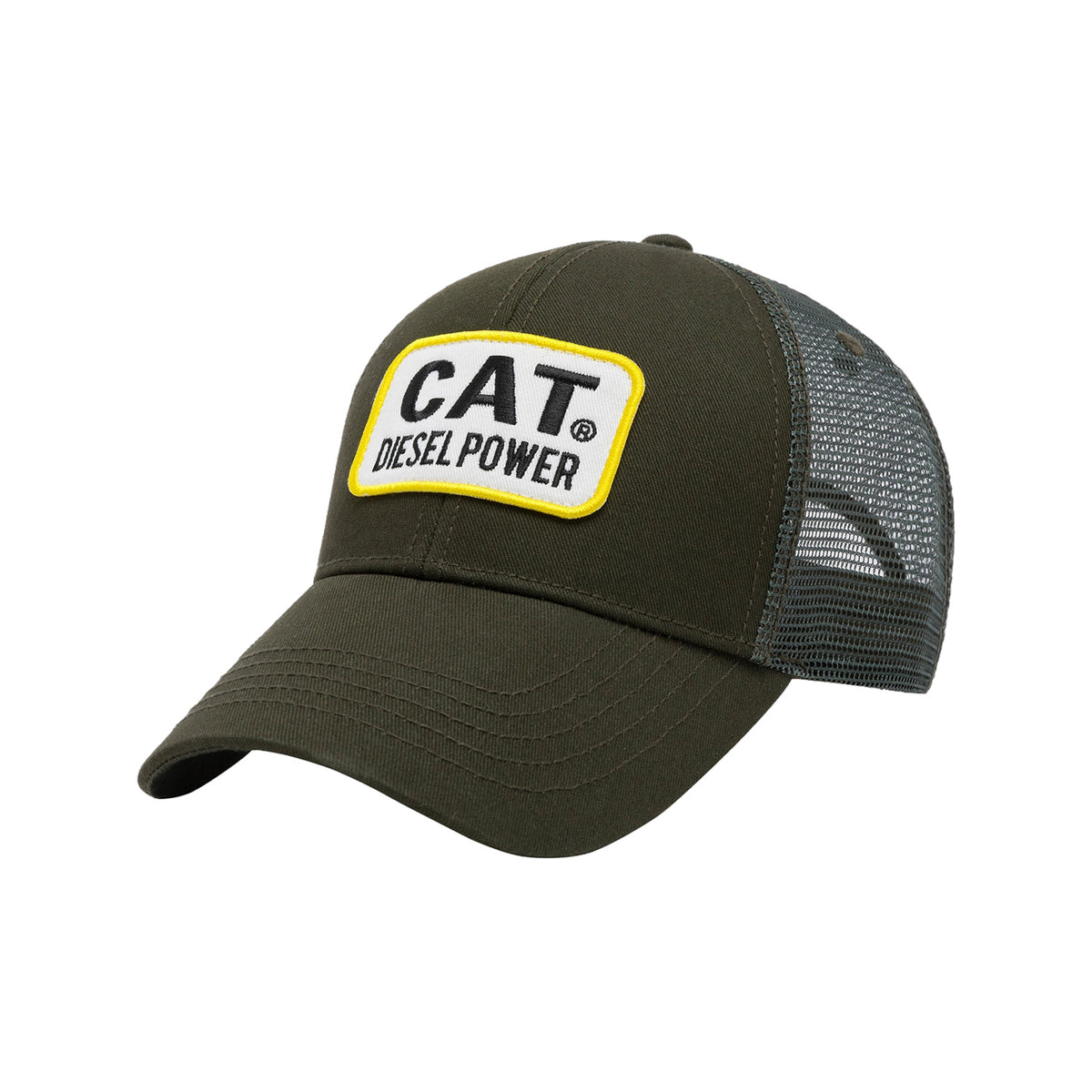 CAT Diesel Power Patch Cap Hats & Caps CAT Army Moss OS