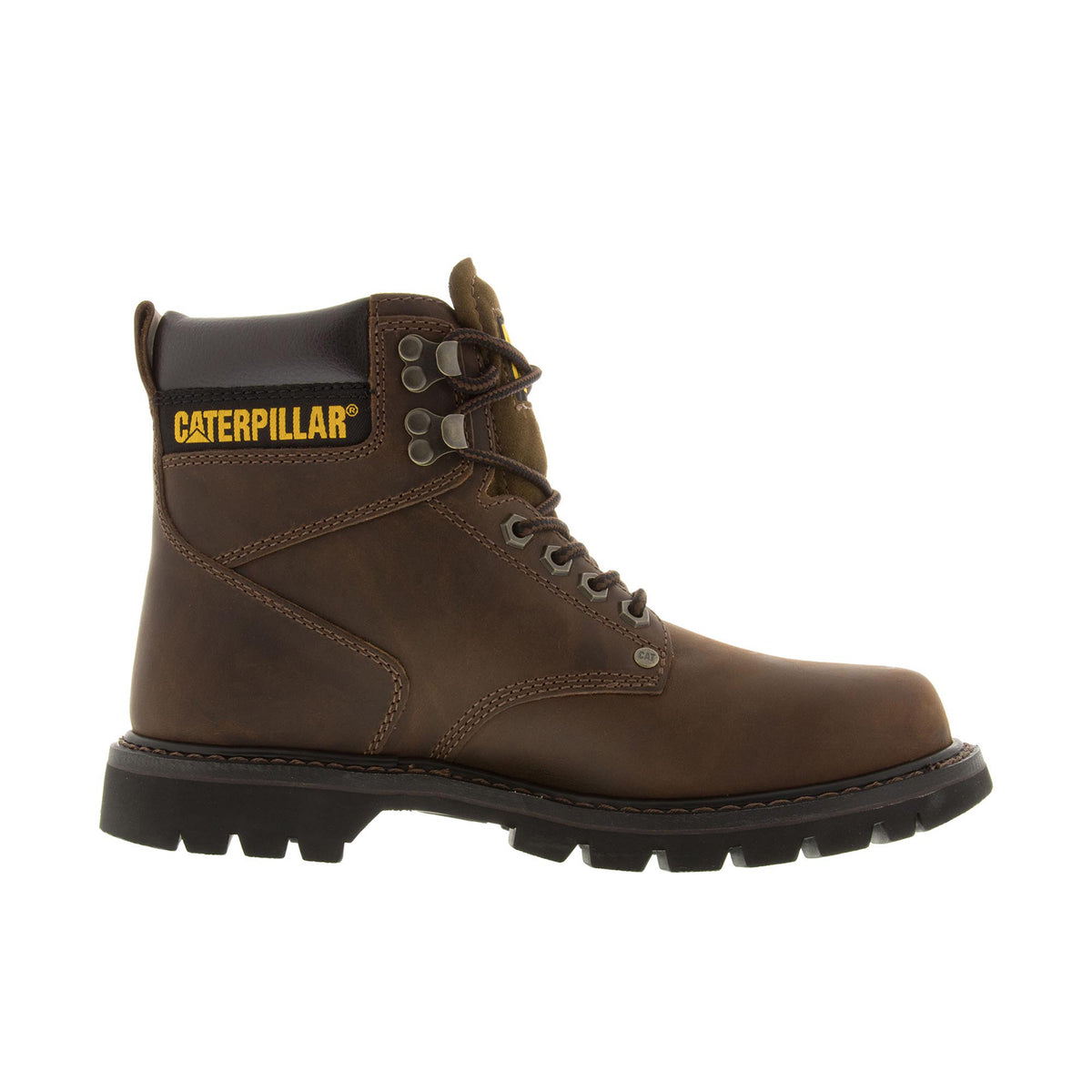 CAT Men's Second Shift Work Boot Work Boots CAT Dark Brown 10 M
