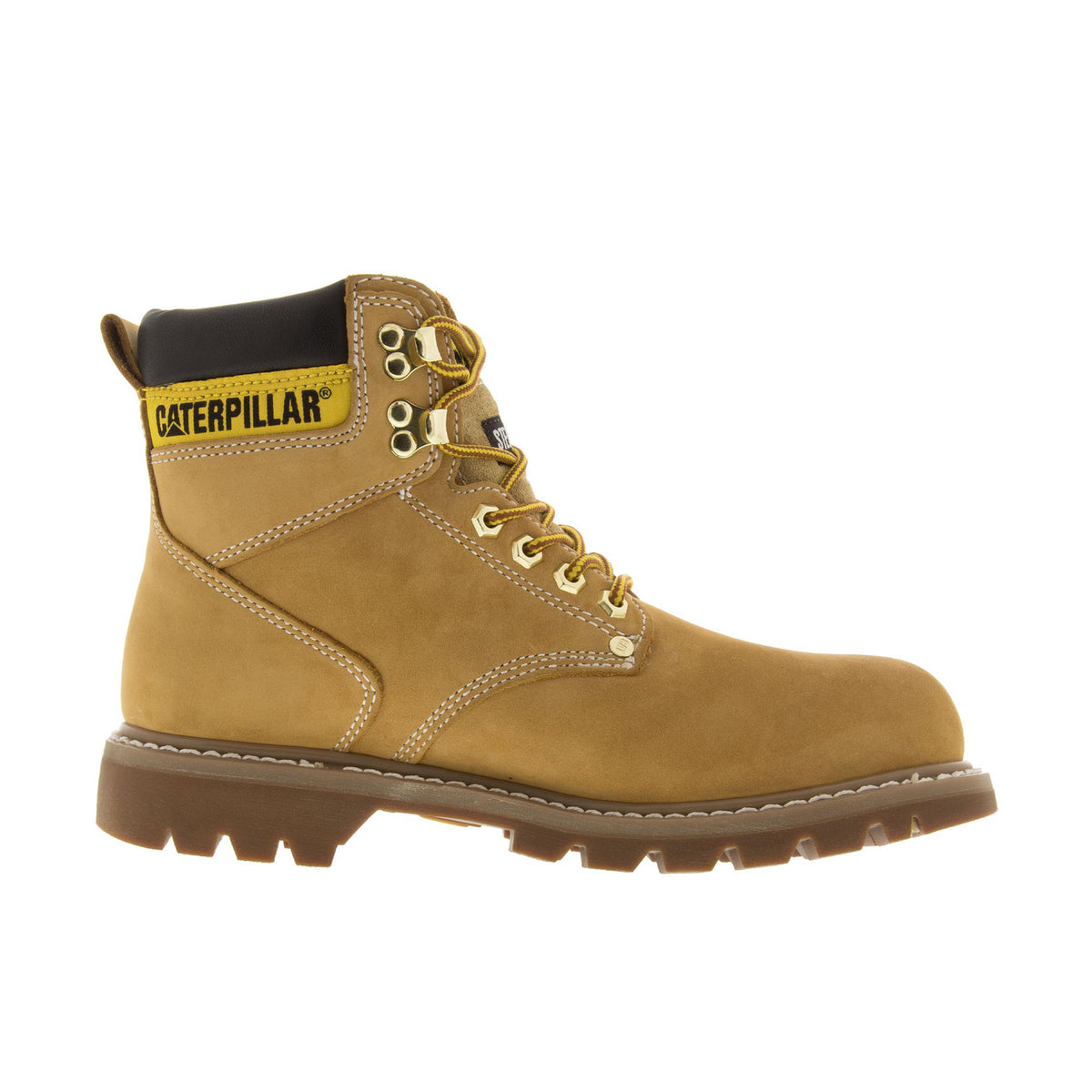 CAT Men's Second Shift Steel Toe Work Boot Work Boots CAT Honey 10 M