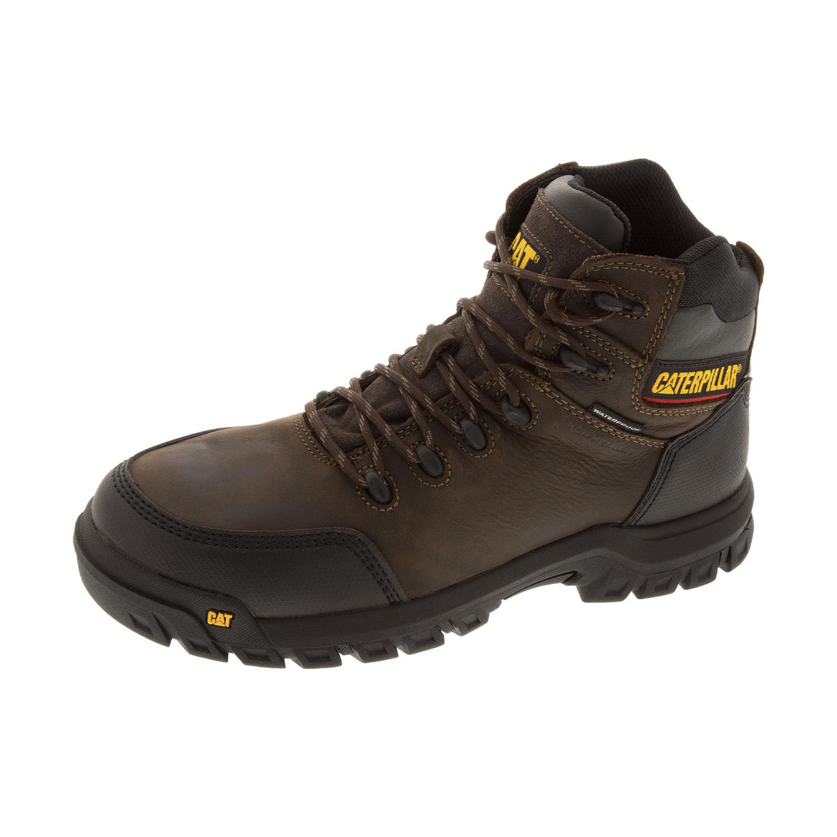 CAT Men's Resorption Waterproof Comp Toe Work Boot Work Boots CAT