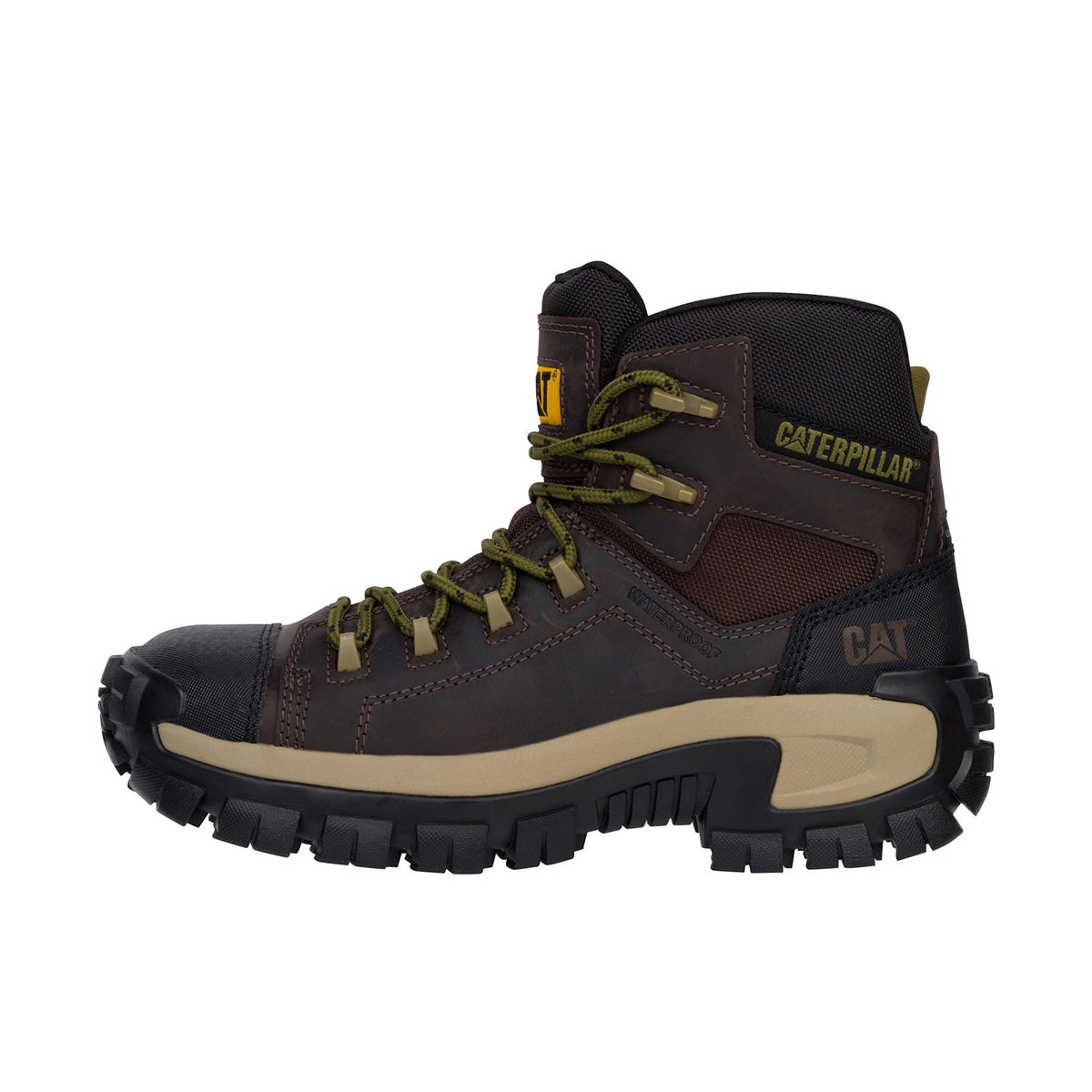 CAT Men's Invader Hiker Waterproof Comp Toe Work Boot Work Boots CAT