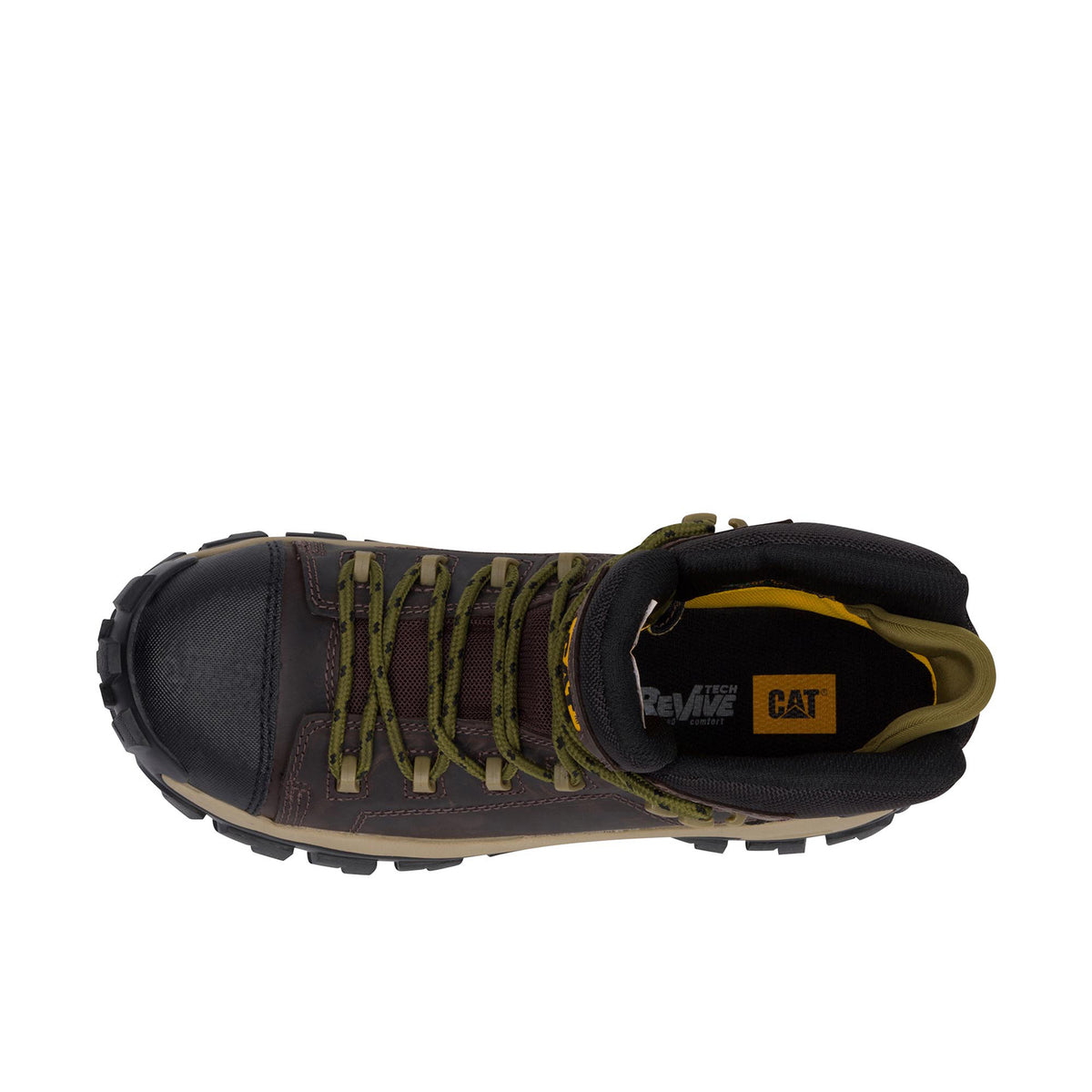 CAT Men's Invader Hiker Waterproof Comp Toe Work Boot Work Boots CAT