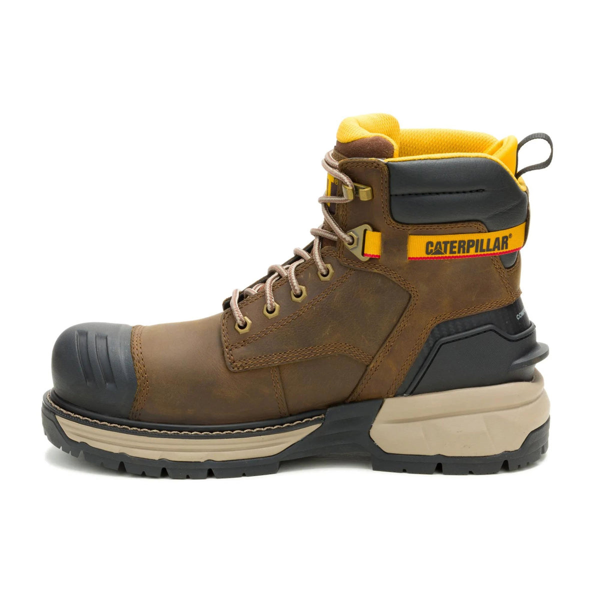 CAT Men's Excavator ft Power Spring™ Technology 6" Waterproof Comp Toe Work Boot Work Boots CAT