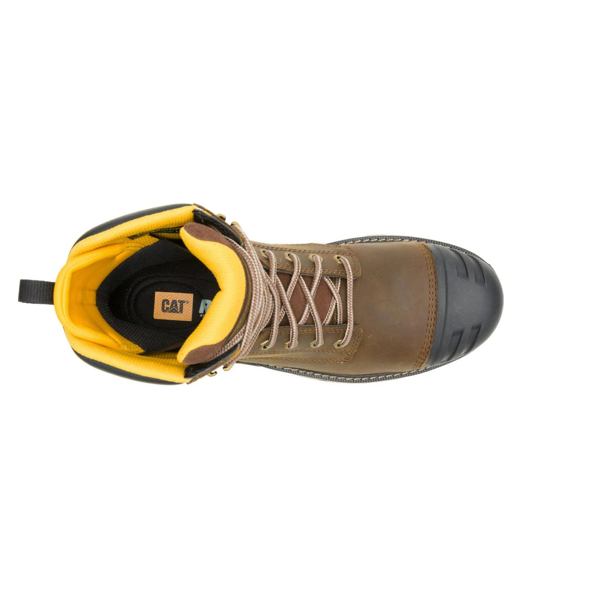 CAT Men's Excavator ft Power Spring™ Technology 6" Waterproof Comp Toe Work Boot Work Boots CAT