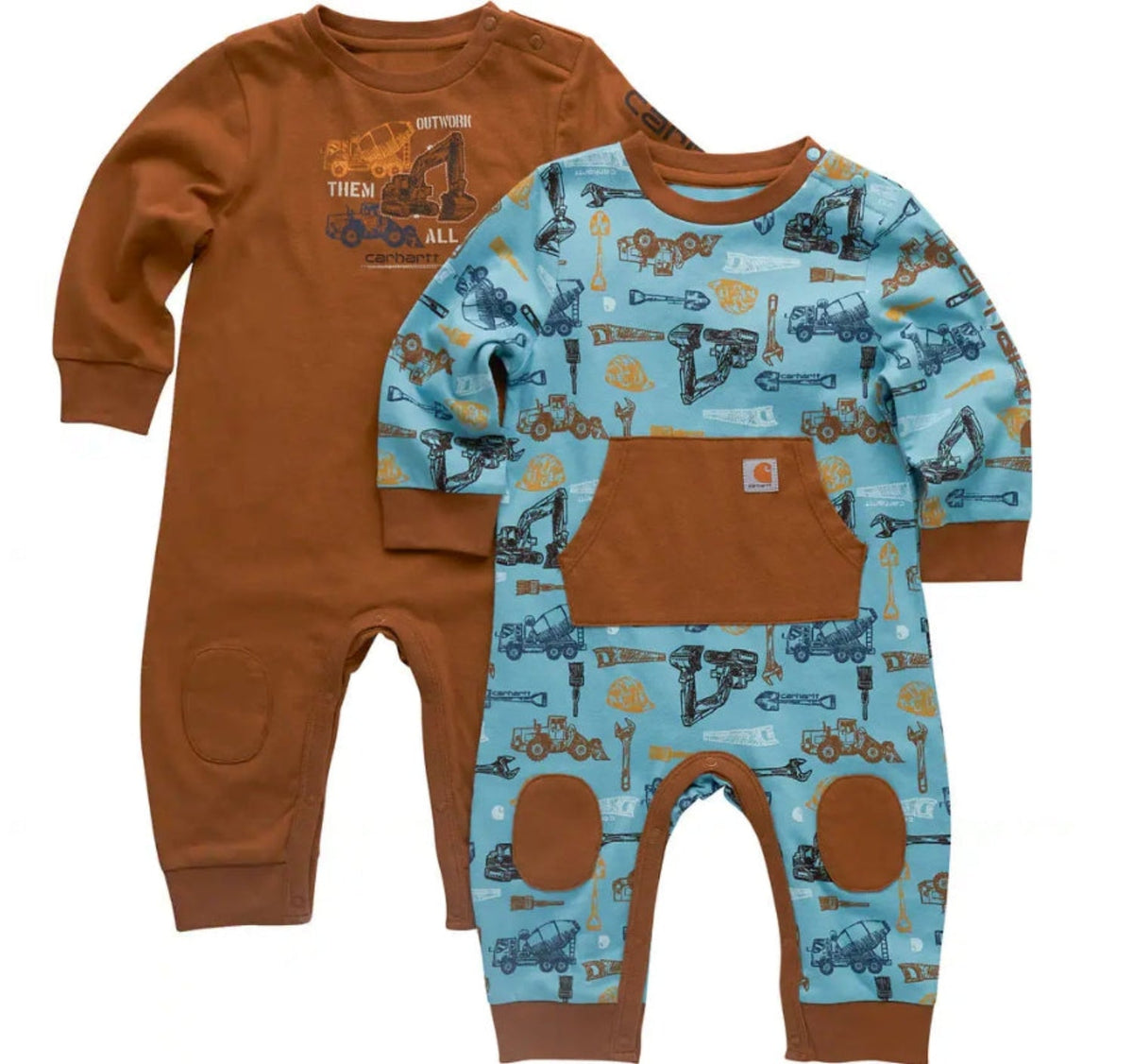 Carhartt Boys' Long Sleeve Construction Coverall Set Bibs & Overalls Carhartt