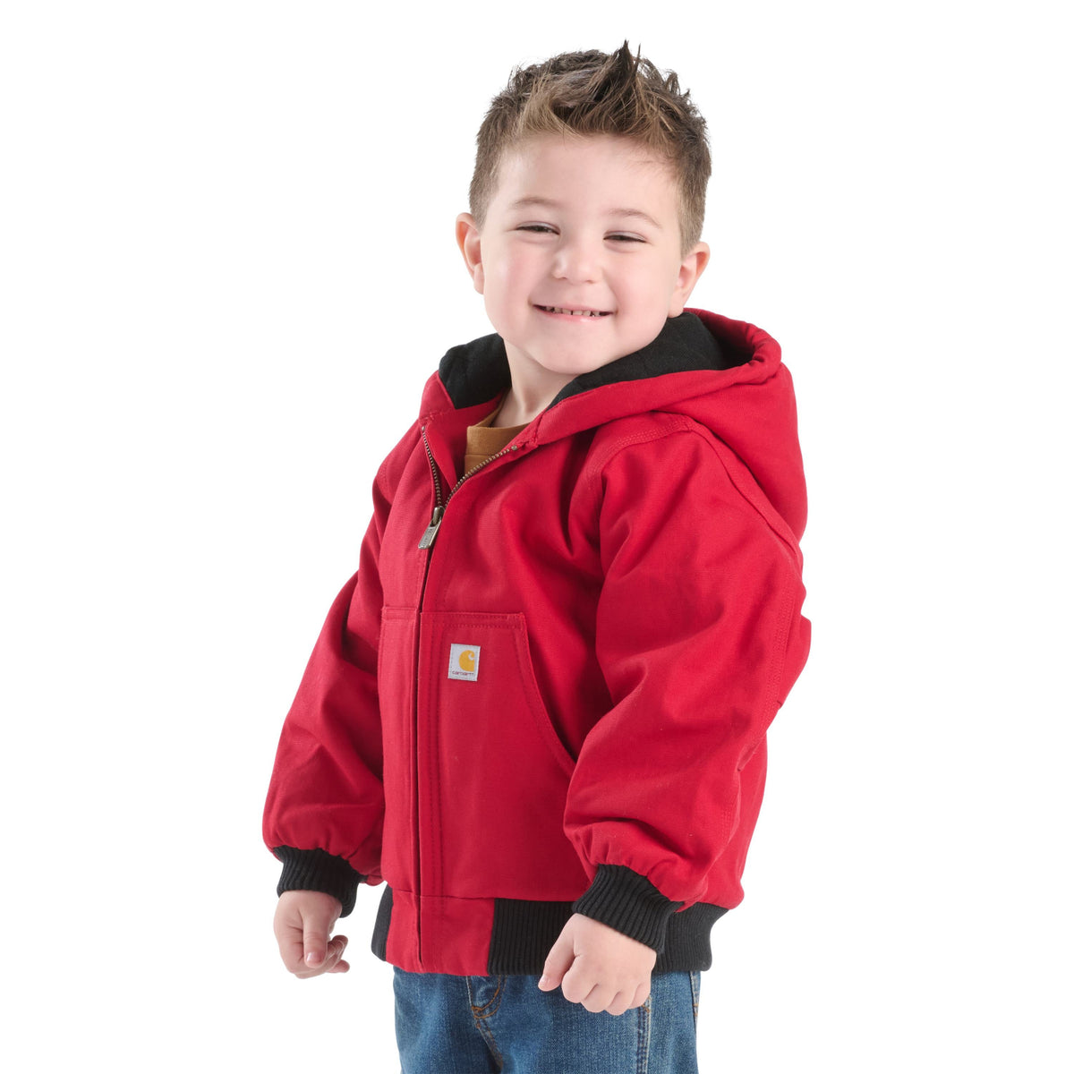 Carhartt Kids' Canvas Insulated Hooded Active Jacket Jackets & Coats Carhartt