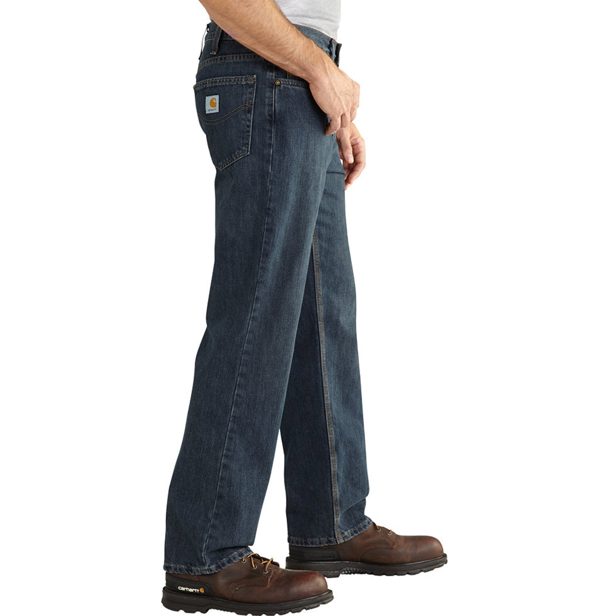 Carhartt Men&#39;s Relaxed Fit Holter Jean_Bedrock - Work World - Workwear, Work Boots, Safety Gear