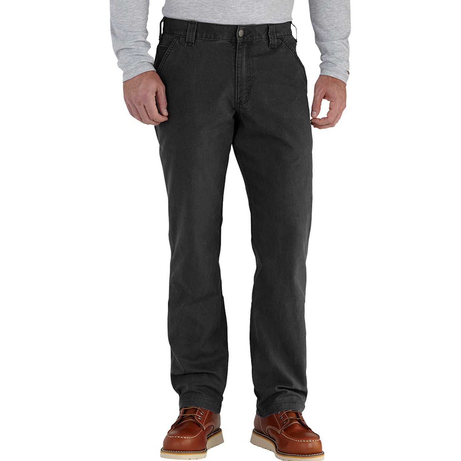 Carhartt Men's Rugged Flex® Rigby Dungaree_Black - Work World - Workwear, Work Boots, Safety Gear