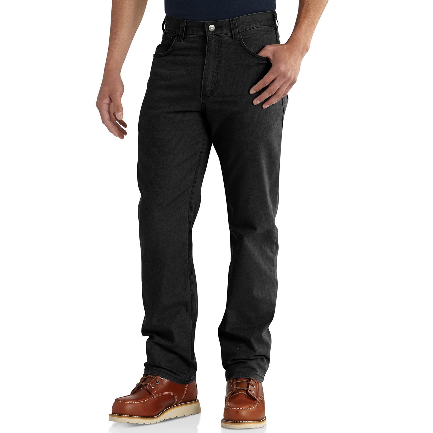 Carhartt Men's Rugged Flex® Rigby Five Pocket Pant_Black - Work World - Workwear, Work Boots, Safety Gear