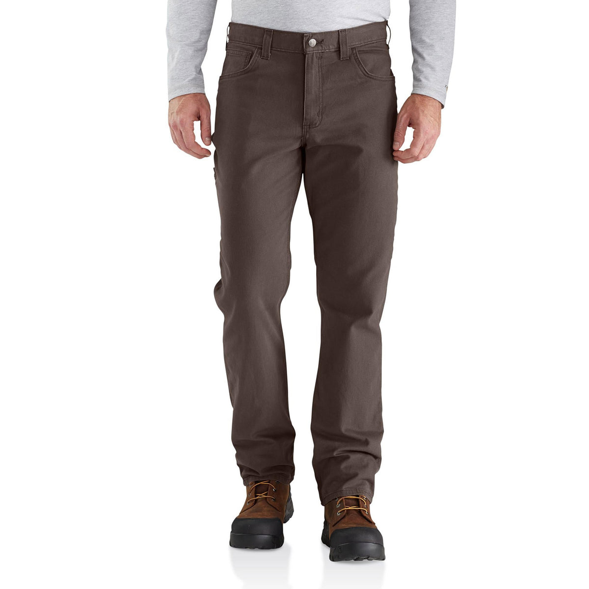 Carhartt Men&#39;s Rugged Flex® Rigby Five Pocket Pant_Dark Coffee - Work World - Workwear, Work Boots, Safety Gear