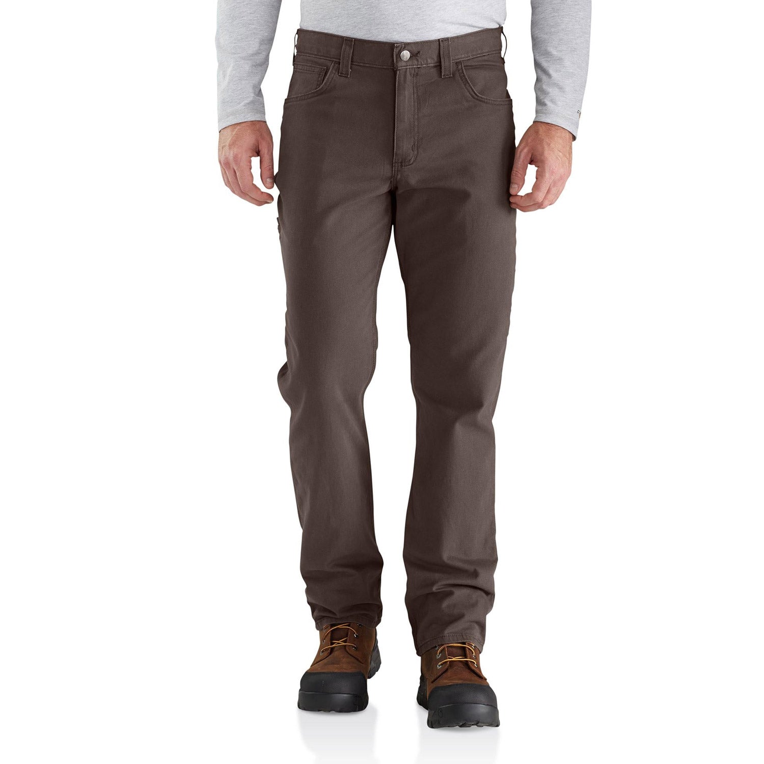 Carhartt Men's Rugged Flex® Rigby Five Pocket Pant_Dark Coffee - Work World - Workwear, Work Boots, Safety Gear
