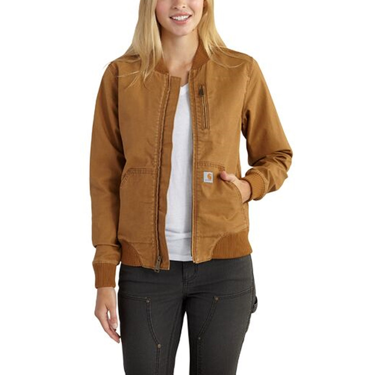 Carhartt Women&#39;s Rugged Flex® Relaxed Fit Canvas Jacket