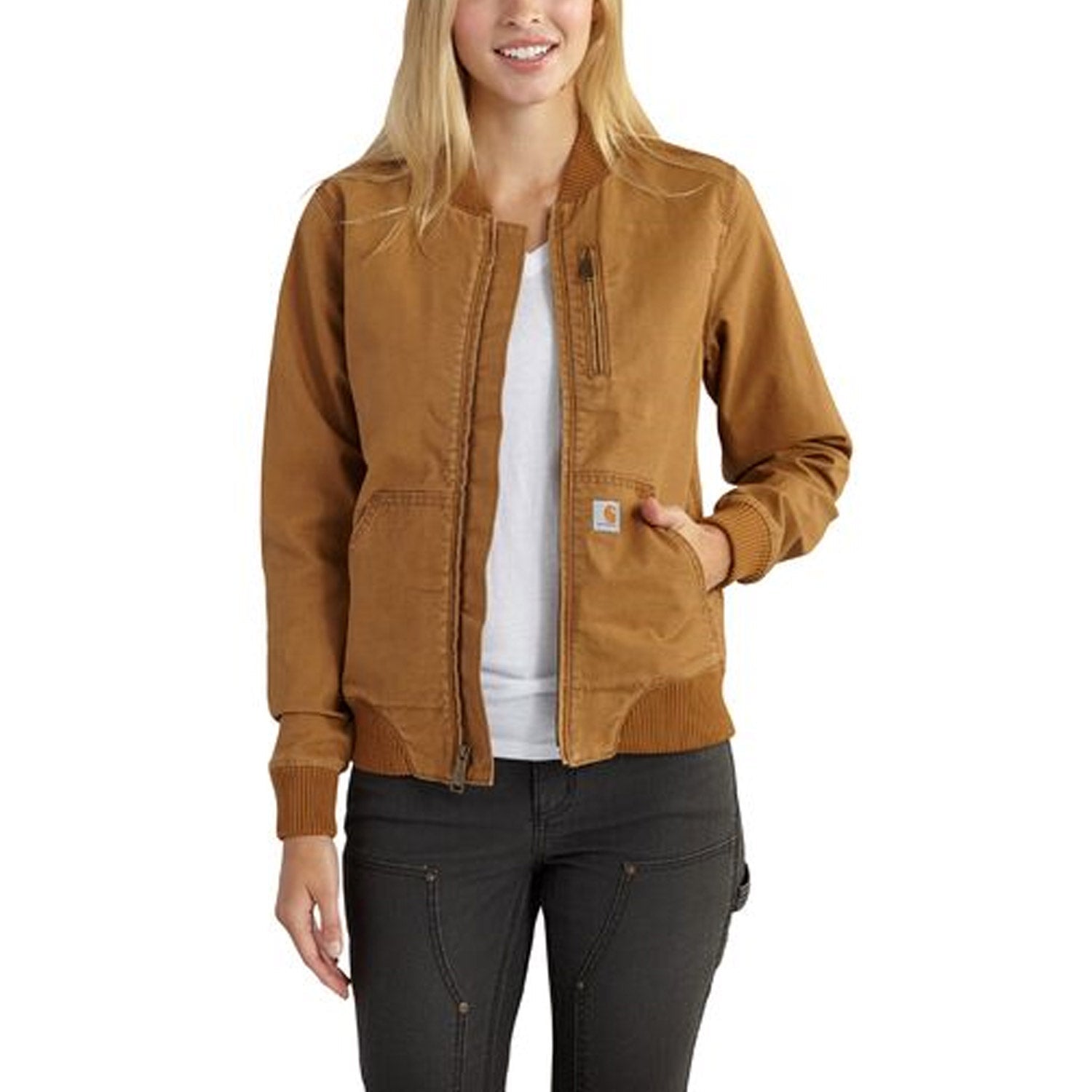 Carhartt Women's Rugged Flex® Relaxed Fit Canvas Jacket - Work World - Workwear, Work Boots, Safety Gear