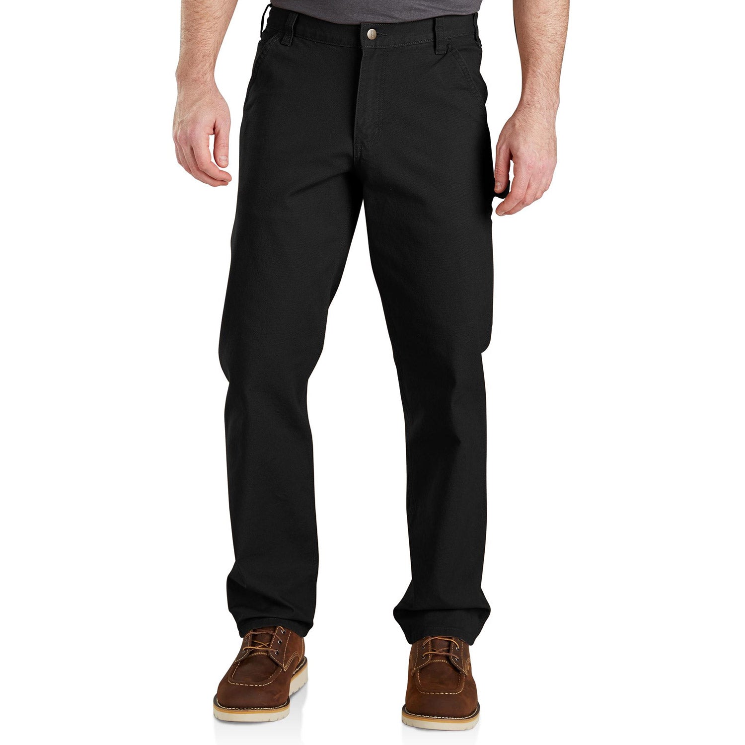 Carhartt Men's Rugged Flex® Relaxed Fit Duck Dungaree_Black - Work World - Workwear, Work Boots, Safety Gear
