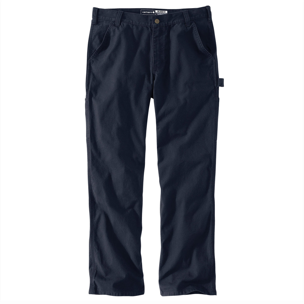 Carhartt Men&#39;s Rugged Flex® Relaxed Fit Duck Dungaree_Navy - Work World - Workwear, Work Boots, Safety Gear