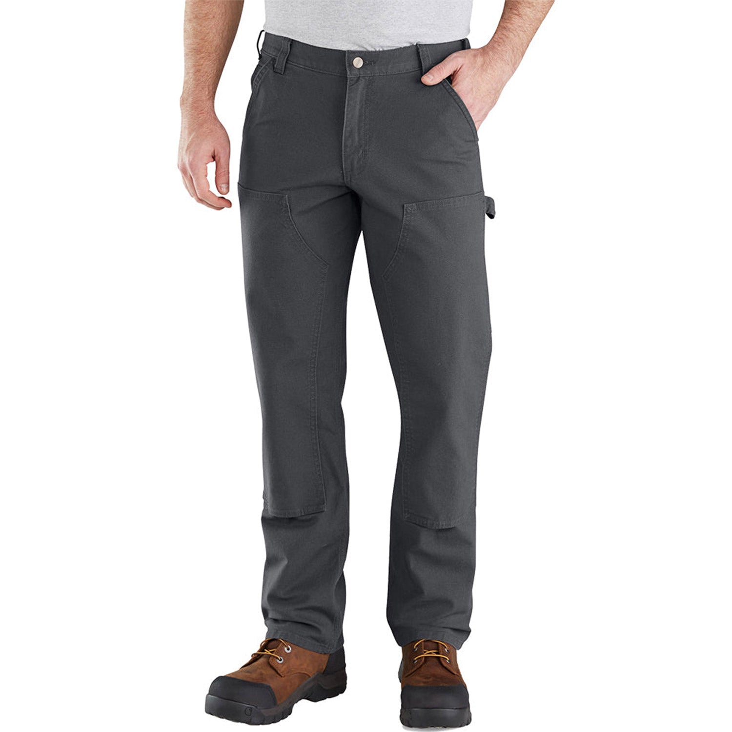 Carhartt Men's Rugged Flex® Relaxed Fit Double-Front Duck Pant_Shadow - Work World - Workwear, Work Boots, Safety Gear