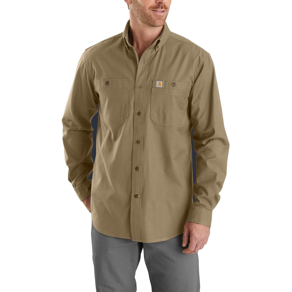 Carhartt Men&#39;s Rugged Flex® Rigby Long Sleeve Shirt - Work World - Workwear, Work Boots, Safety Gear