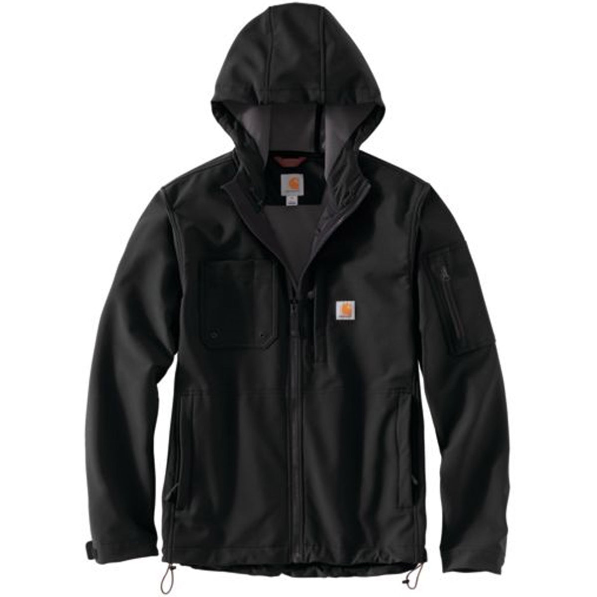 Carhartt Men&#39;s Relaxed Fit Rain Defender® Softshell Hooded Jacket - Work World - Workwear, Work Boots, Safety Gear