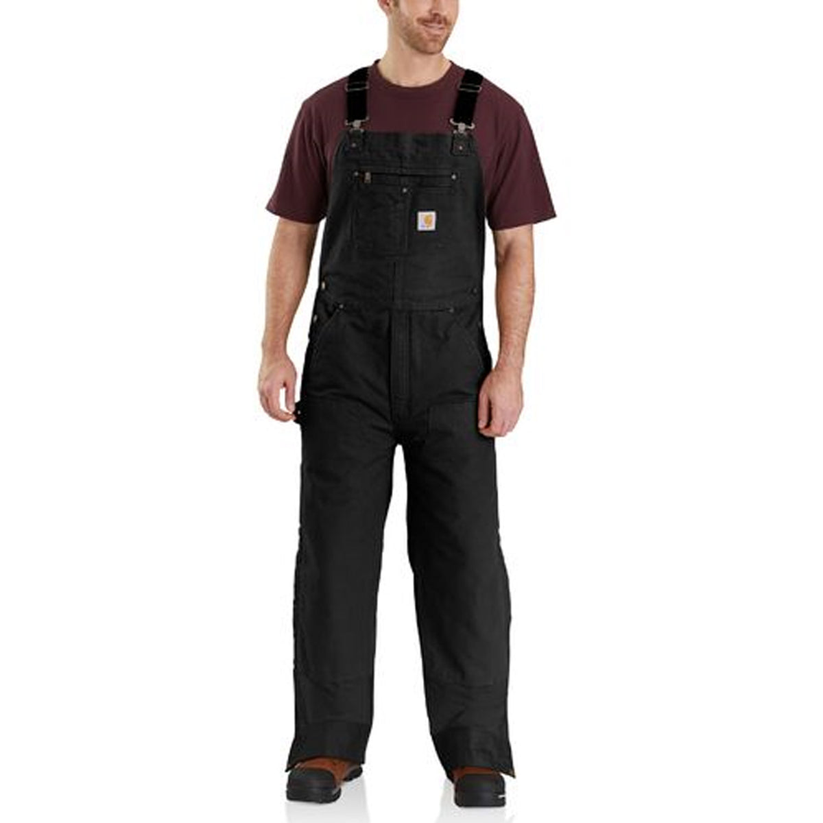 Carhartt Men&#39;s Quilt Lined Duck Bib Overall - Work World - Workwear, Work Boots, Safety Gear