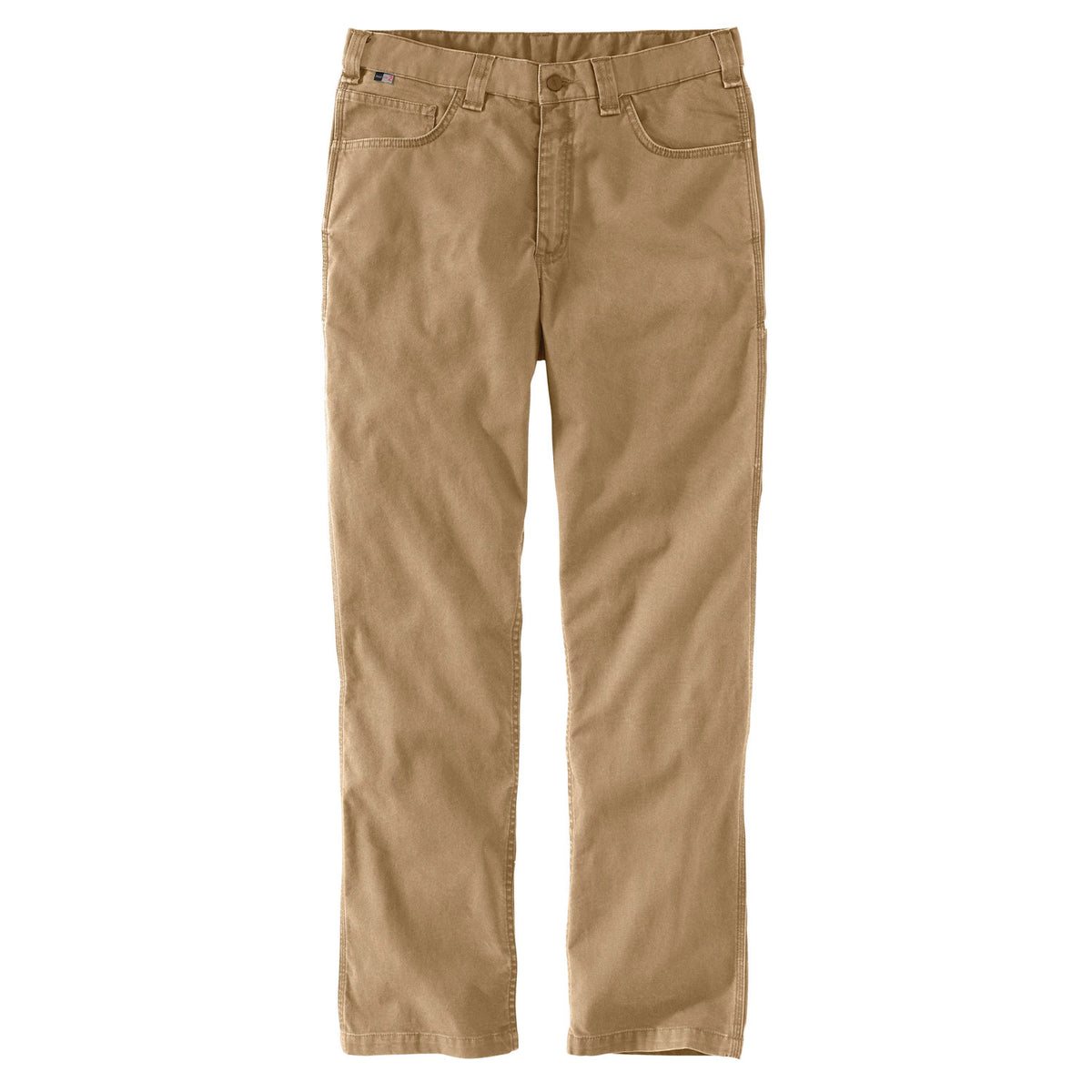 Carhartt Men&#39;s Flame Resistant Rugged Flex® Relaxed Fit Canvas Pant_Dark Khaki - Work World - Workwear, Work Boots, Safety Gear