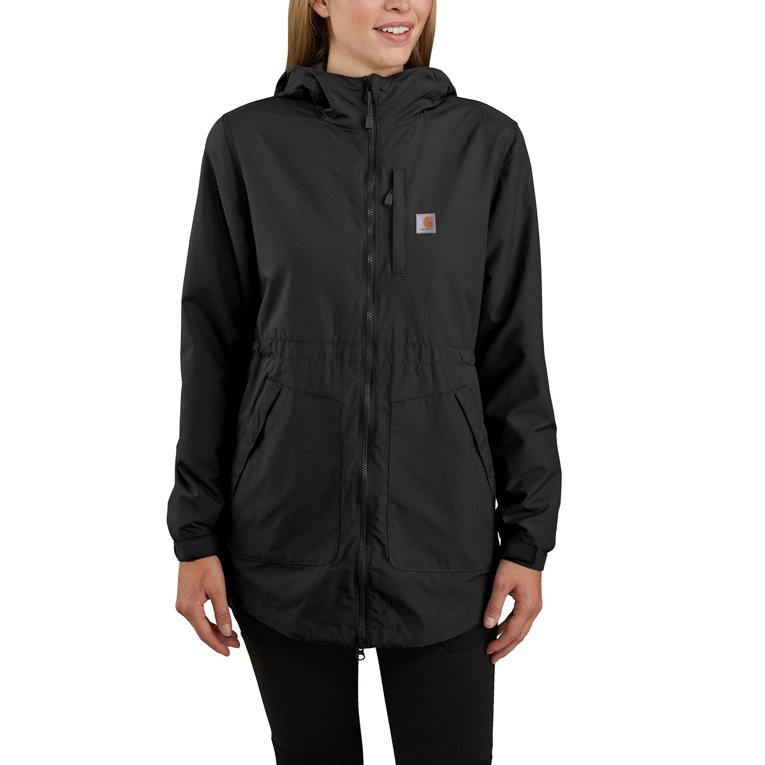 Carhartt Women's Mesh-Lined Lightweight Rain Jacket - Work World - Workwear, Work Boots, Safety Gear