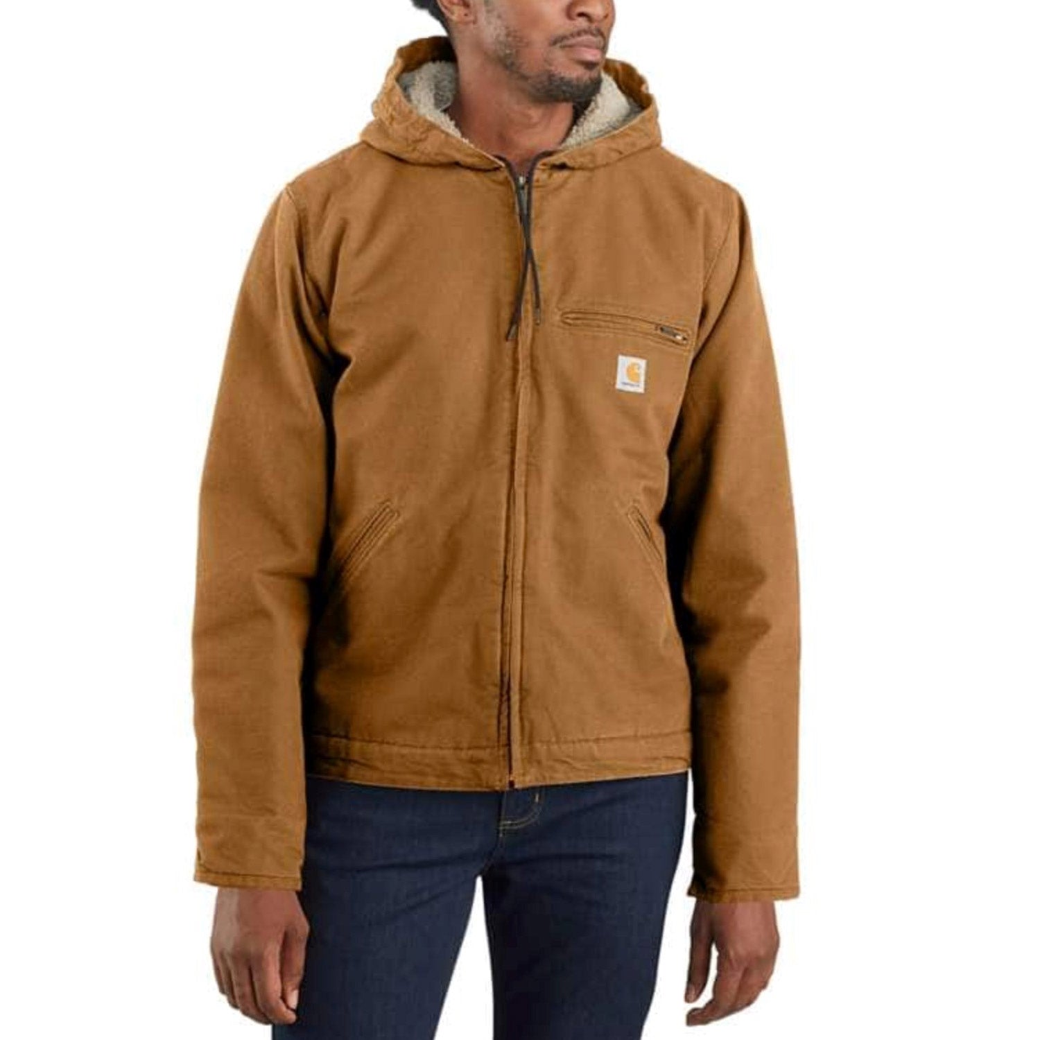 Carhartt Men's Heavyweight Duck Sherpa-Lined Jacket - Work World - Workwear, Work Boots, Safety Gear