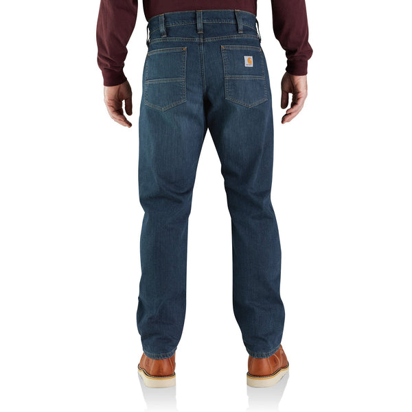 Workworld Carhartt Men's Rugged Flex® Relaxed Fit Fleece-Lined 5-Pocket Jean ...