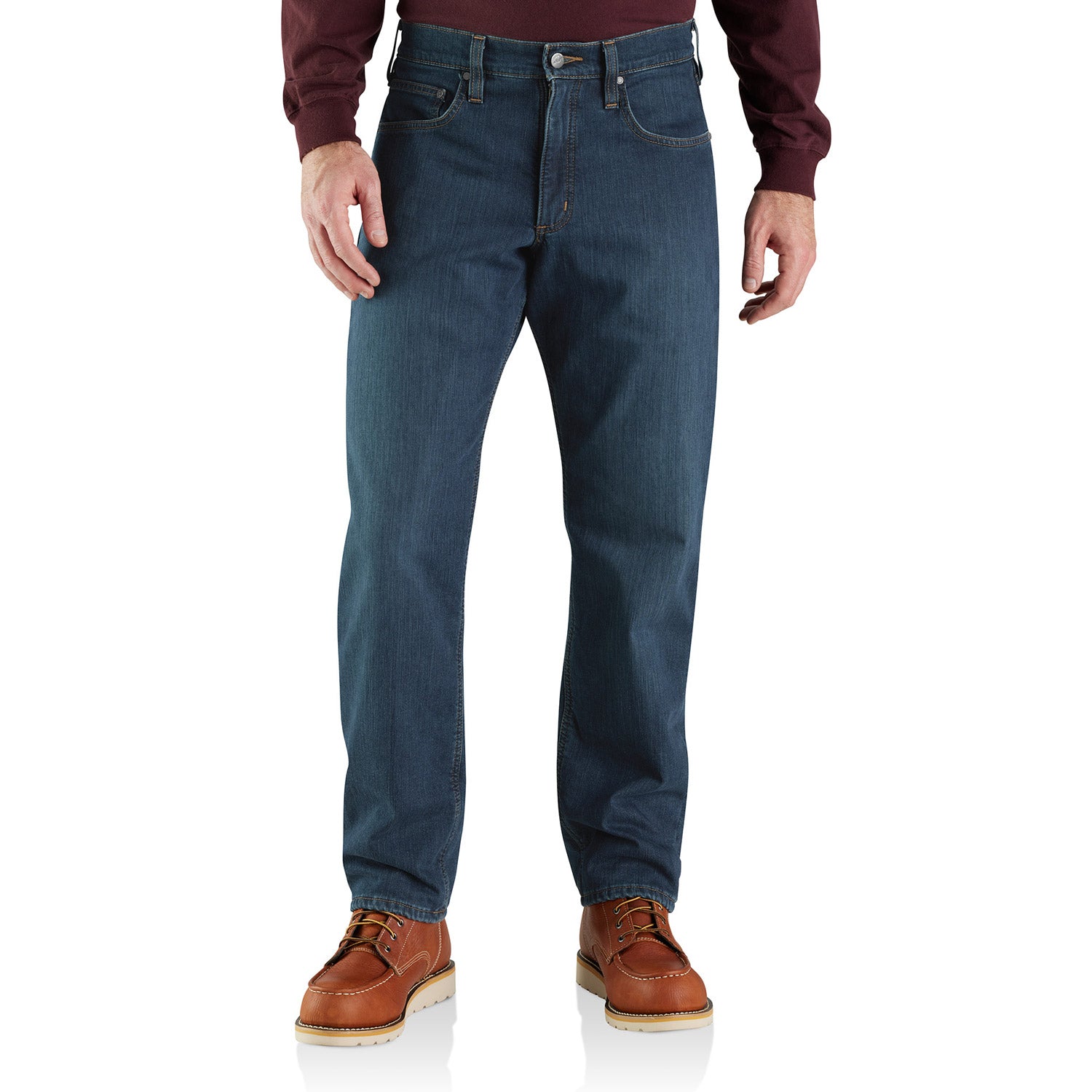 Carhartt Men's Rugged Flex®  Relaxed Fit Fleece-Lined 5-Pocket Jean - Work World - Workwear, Work Boots, Safety Gear